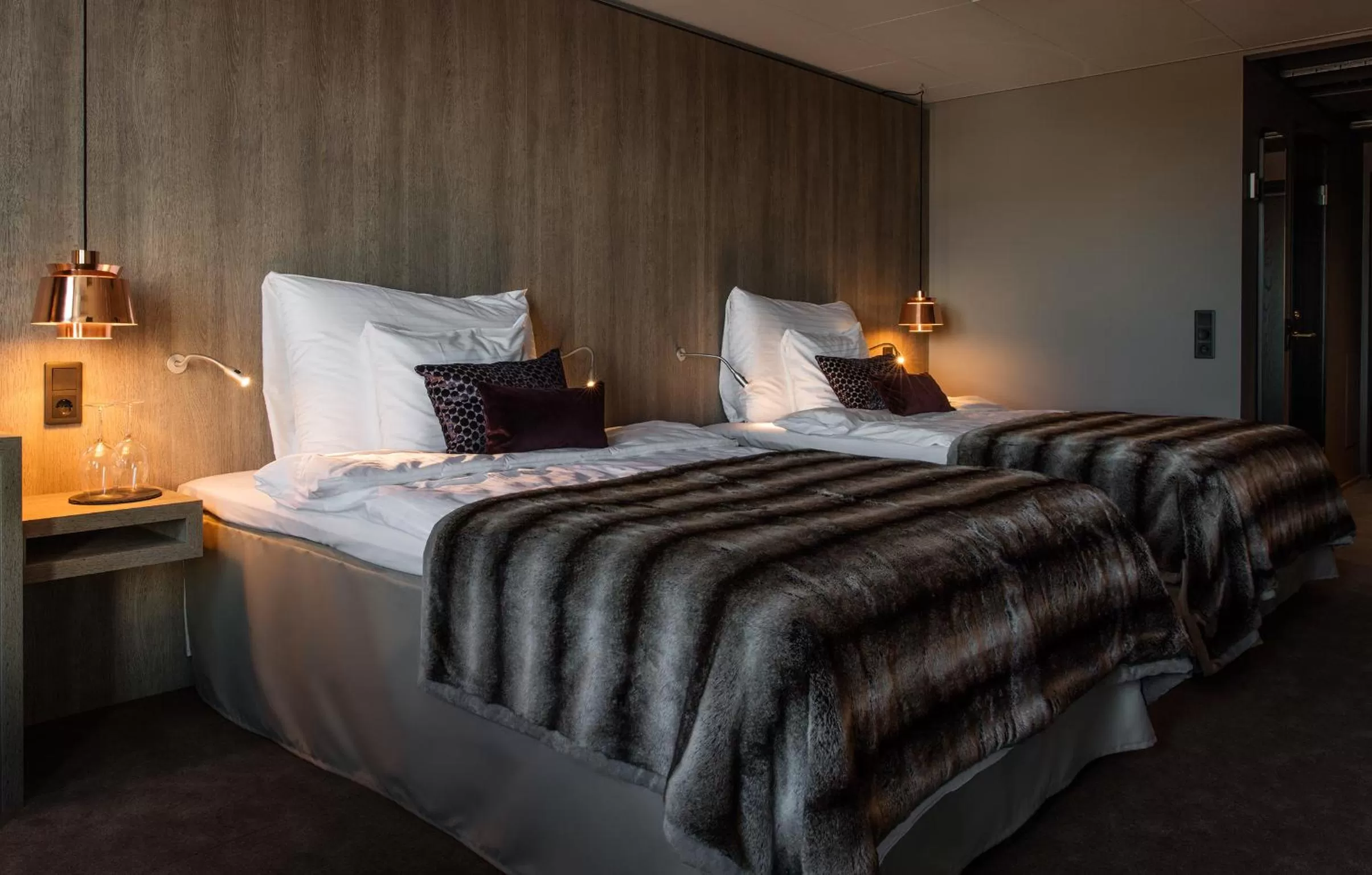 Bed in KUST Hotell & SPA