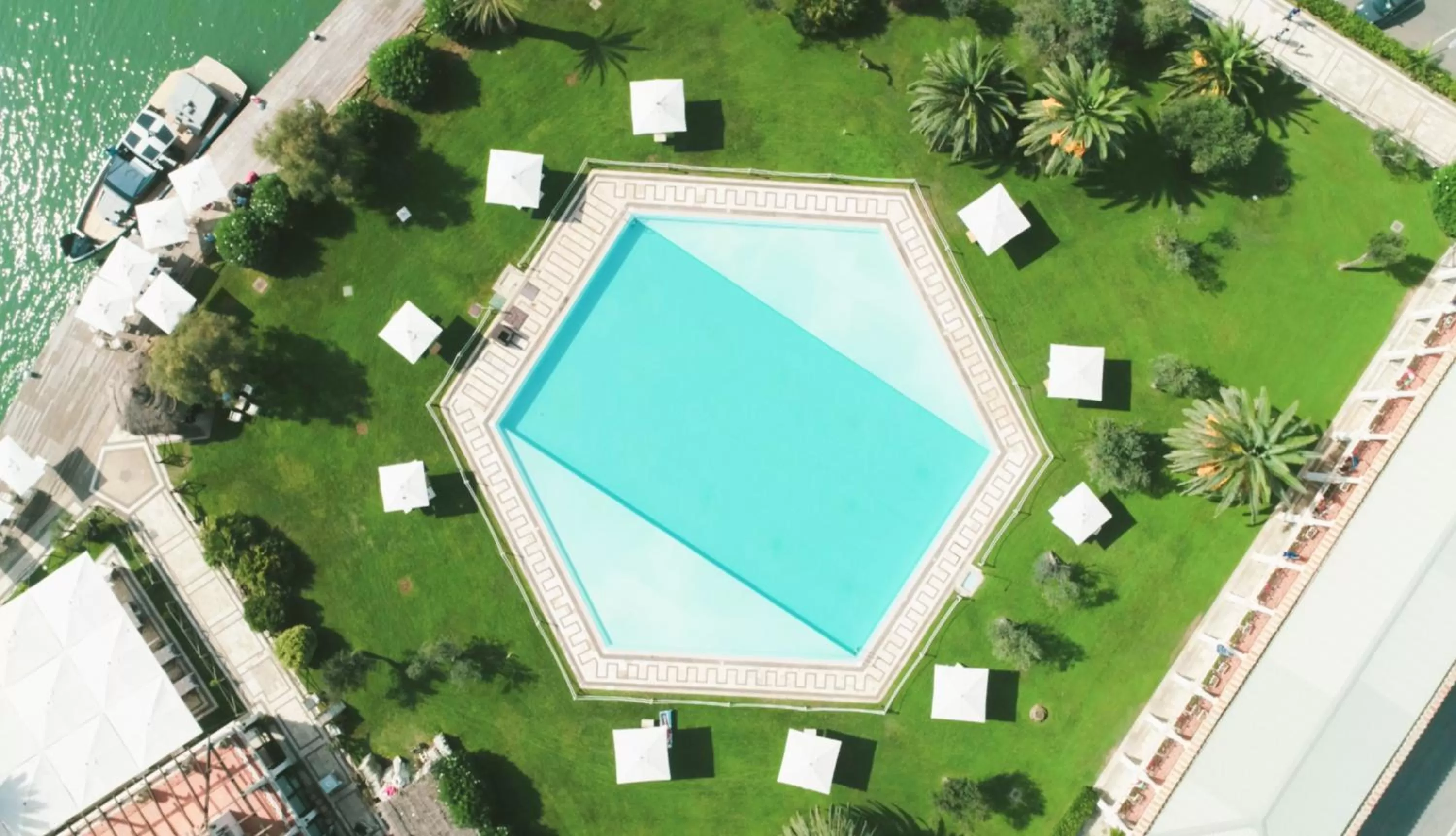 Bird's eye view in Porto Romano - The Marina Resort