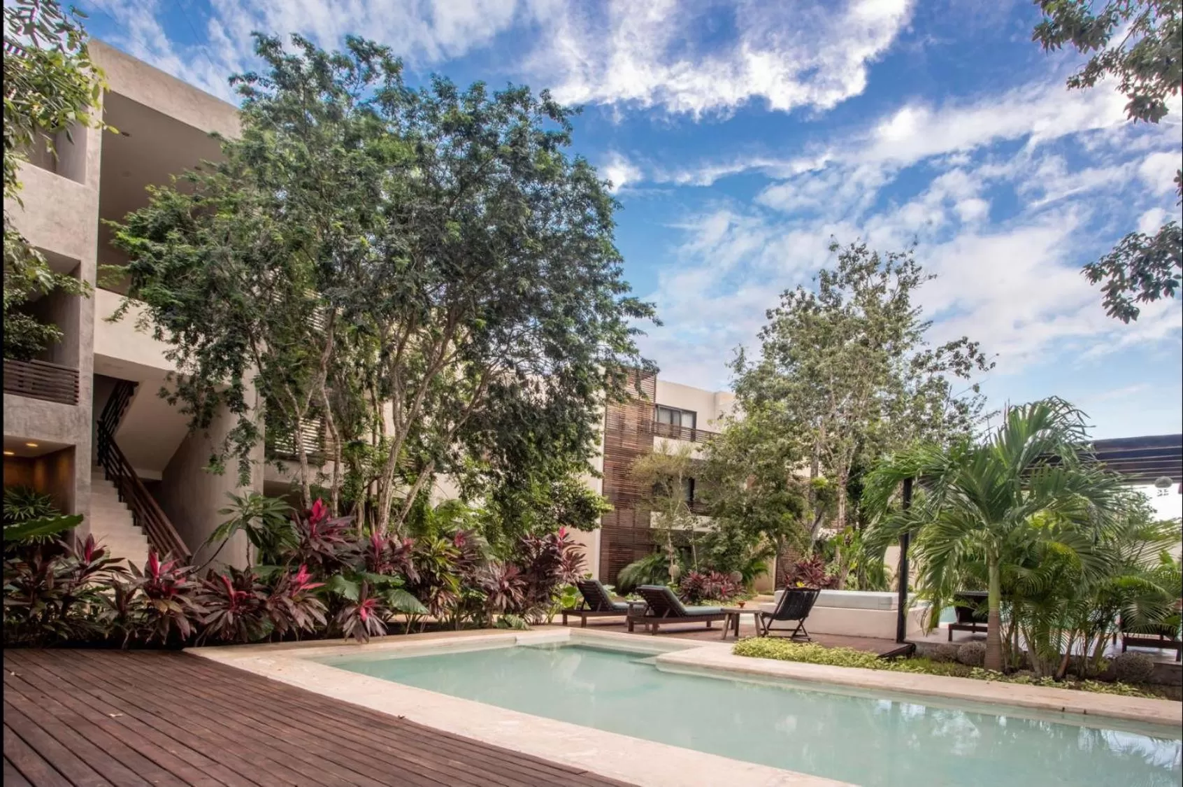 Swimming pool in Panacea Condo Tulum