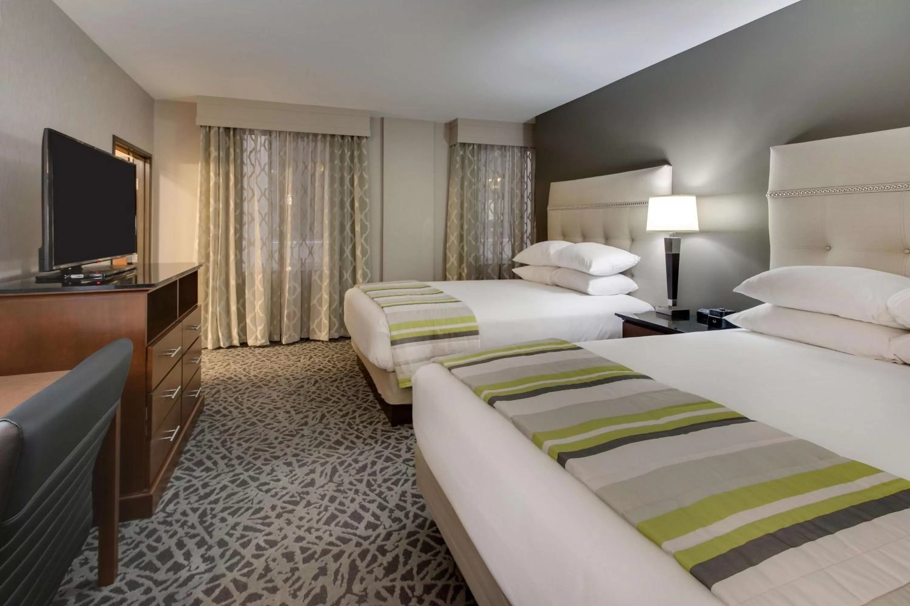 Deluxe Queen Room with Two Queen Beds - Hearing Accessible, Tub in Drury Plaza Hotel Milwaukee Downtown