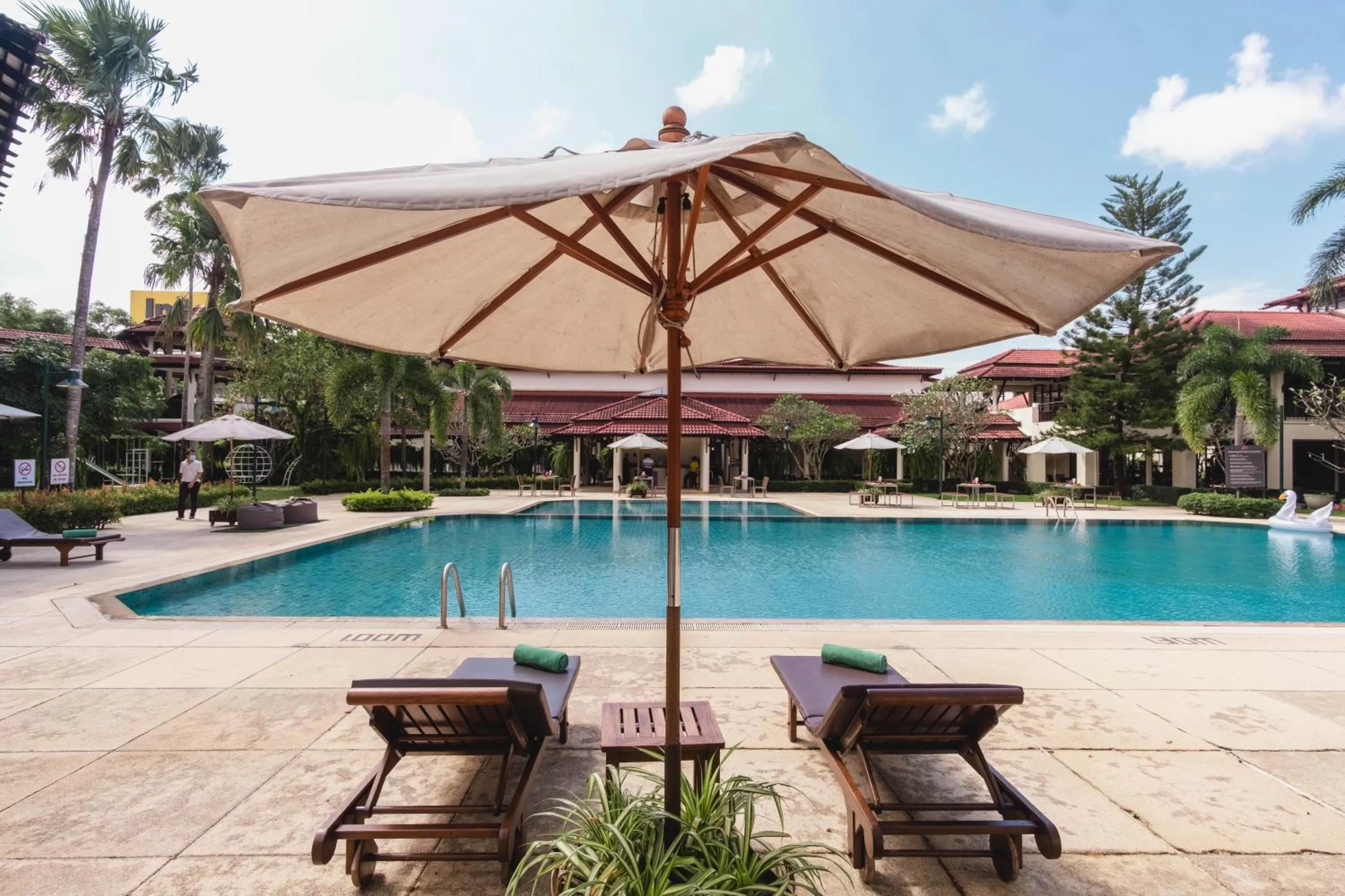 Pool view in Maneechan Resort - SHA Extra Plus