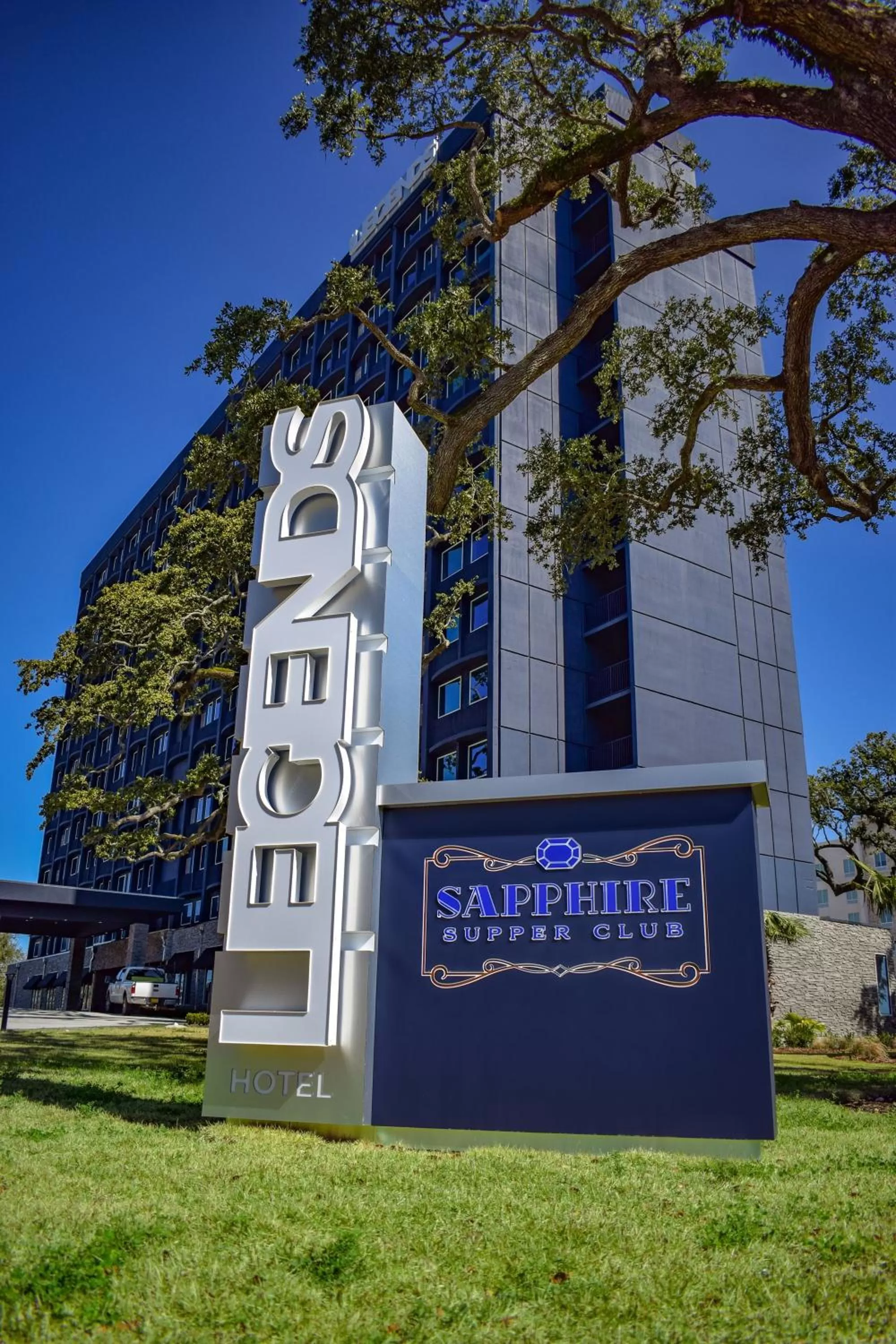 Property logo or sign in Hotel Legends