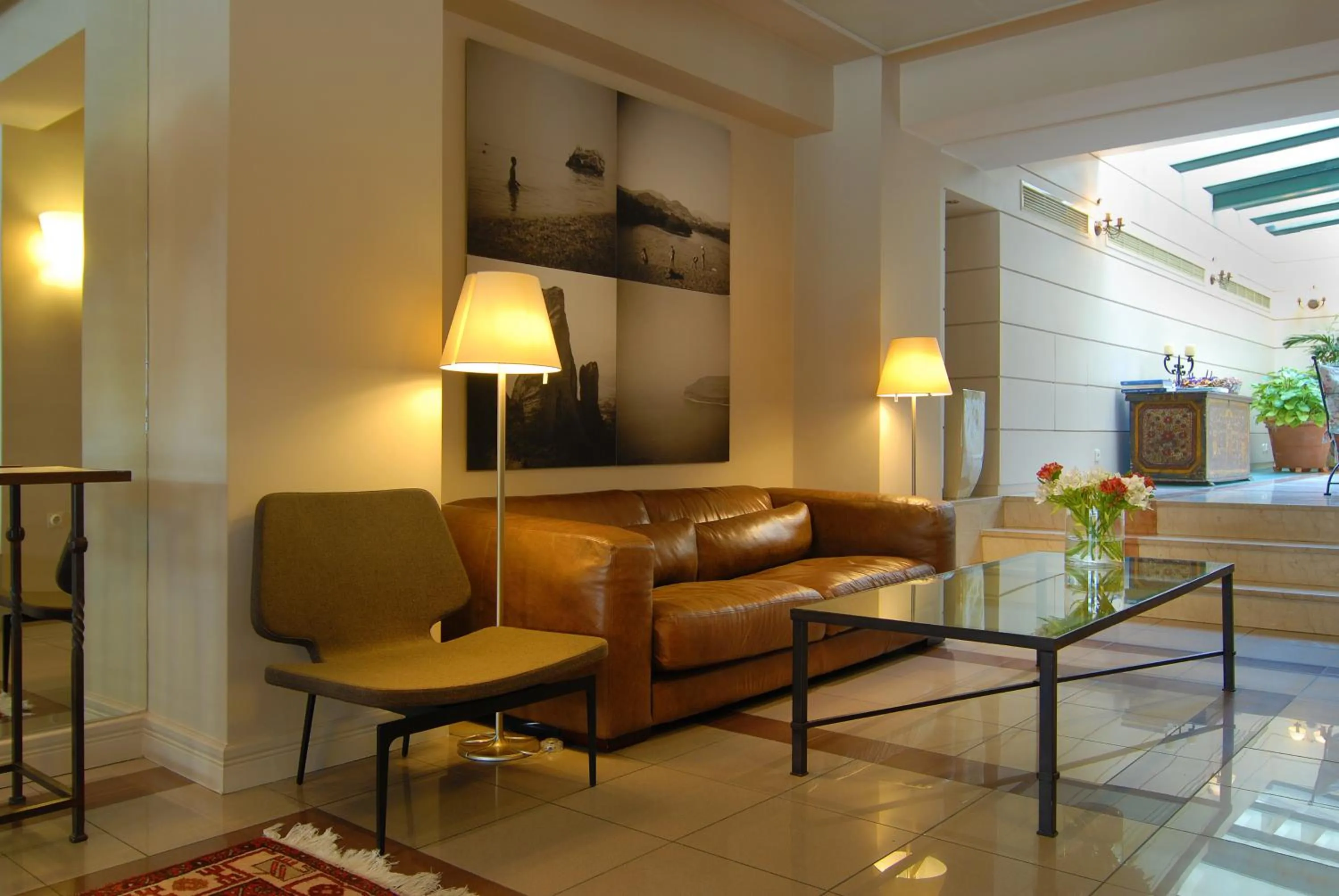 Lobby or reception in Philippos Hotel