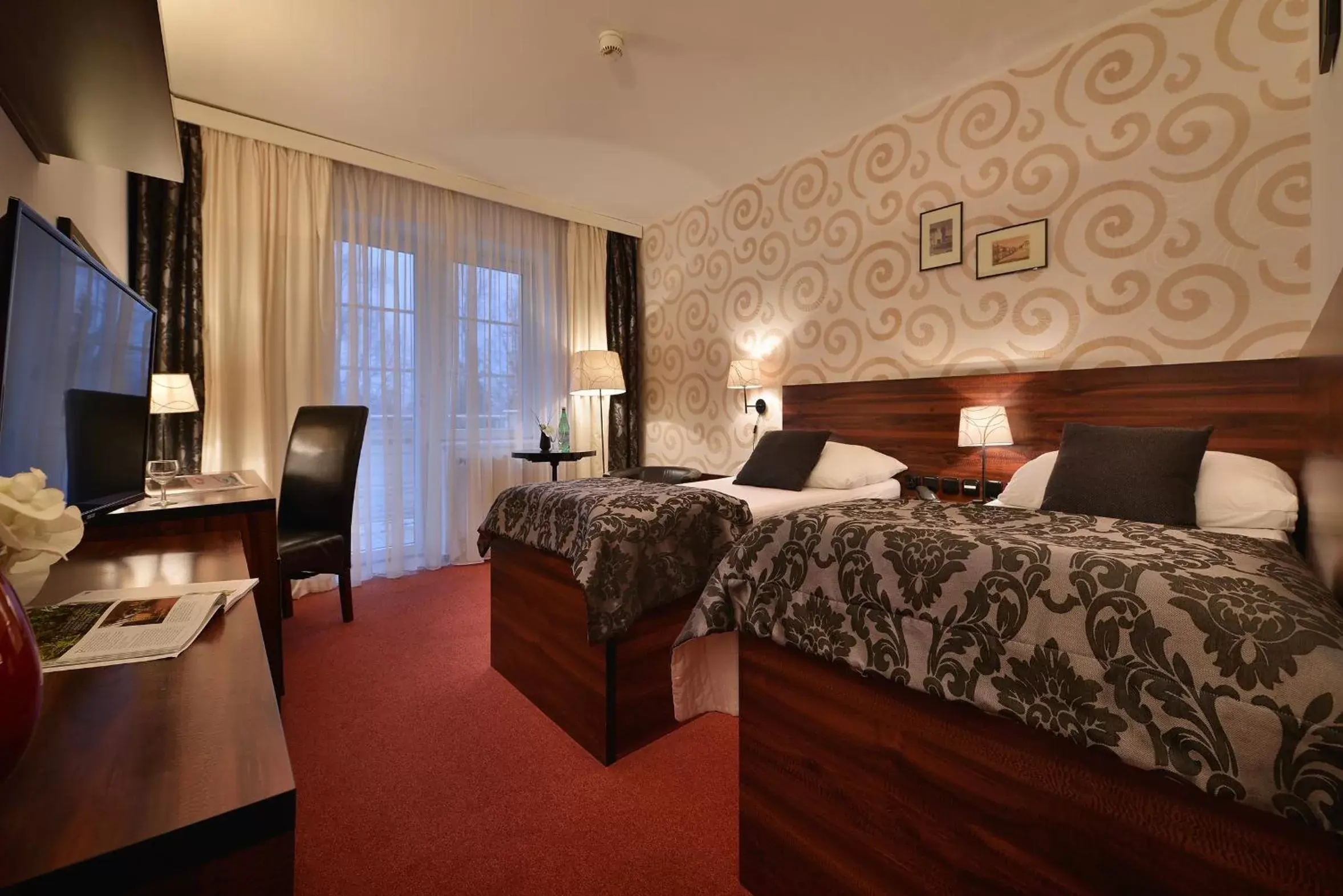 Double or Twin Room with Balcony in Parkhotel Morris Novy Bor Double or Twin Room with Balcony in Parkhotel Morris Novy Bor