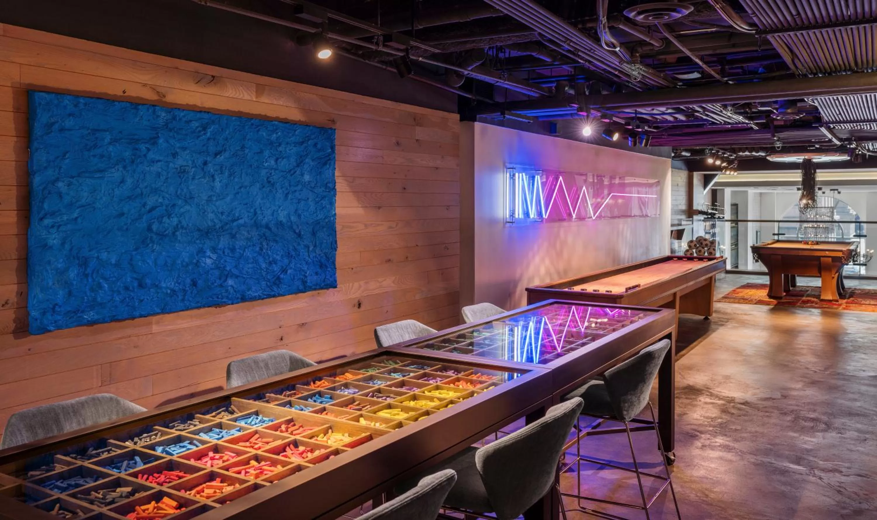 Game Room in Hotel Zetta San Francisco