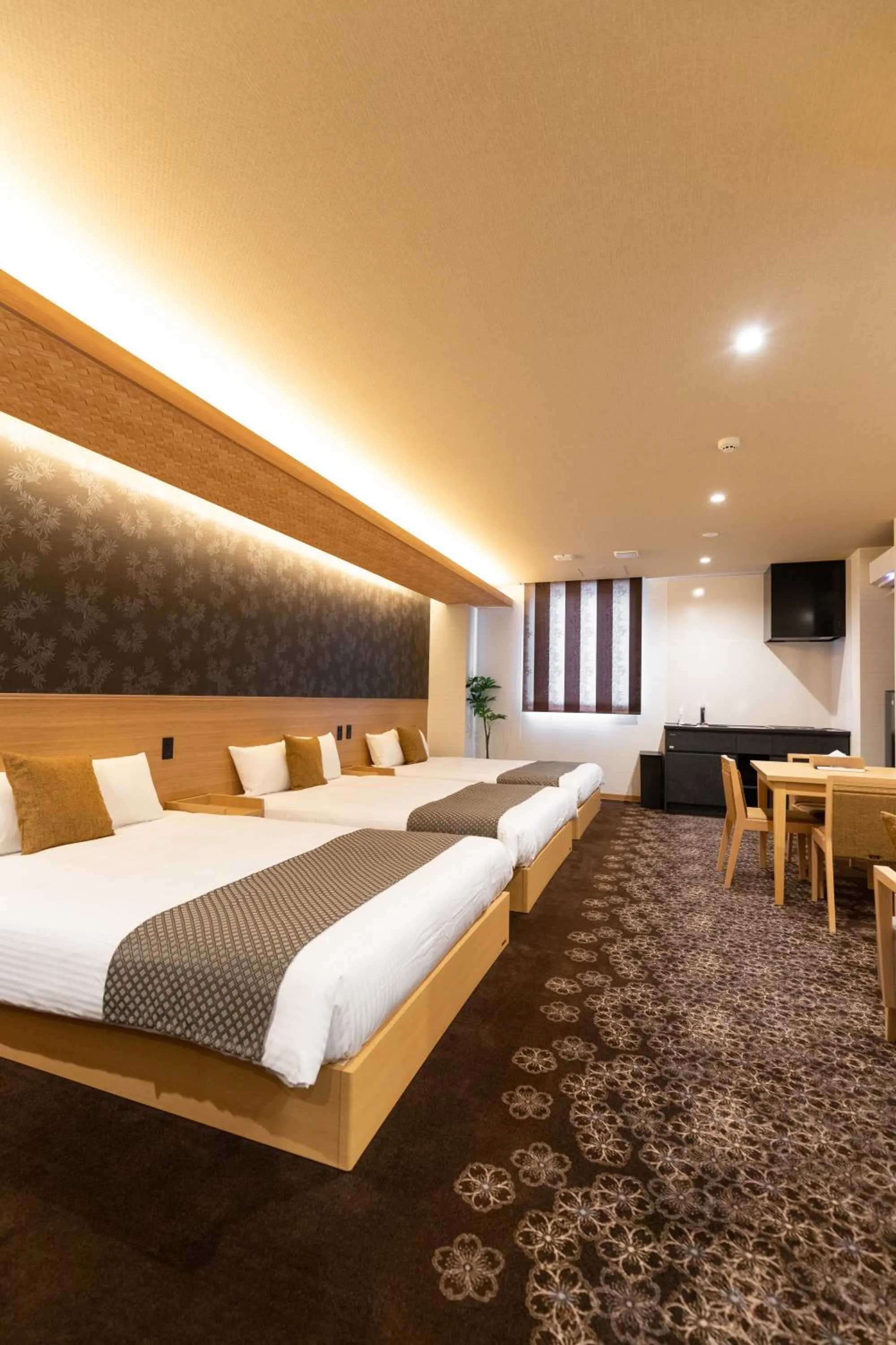 Photo of the whole room, Bed in Chiyokura HOTEL SHUKU Nagoya