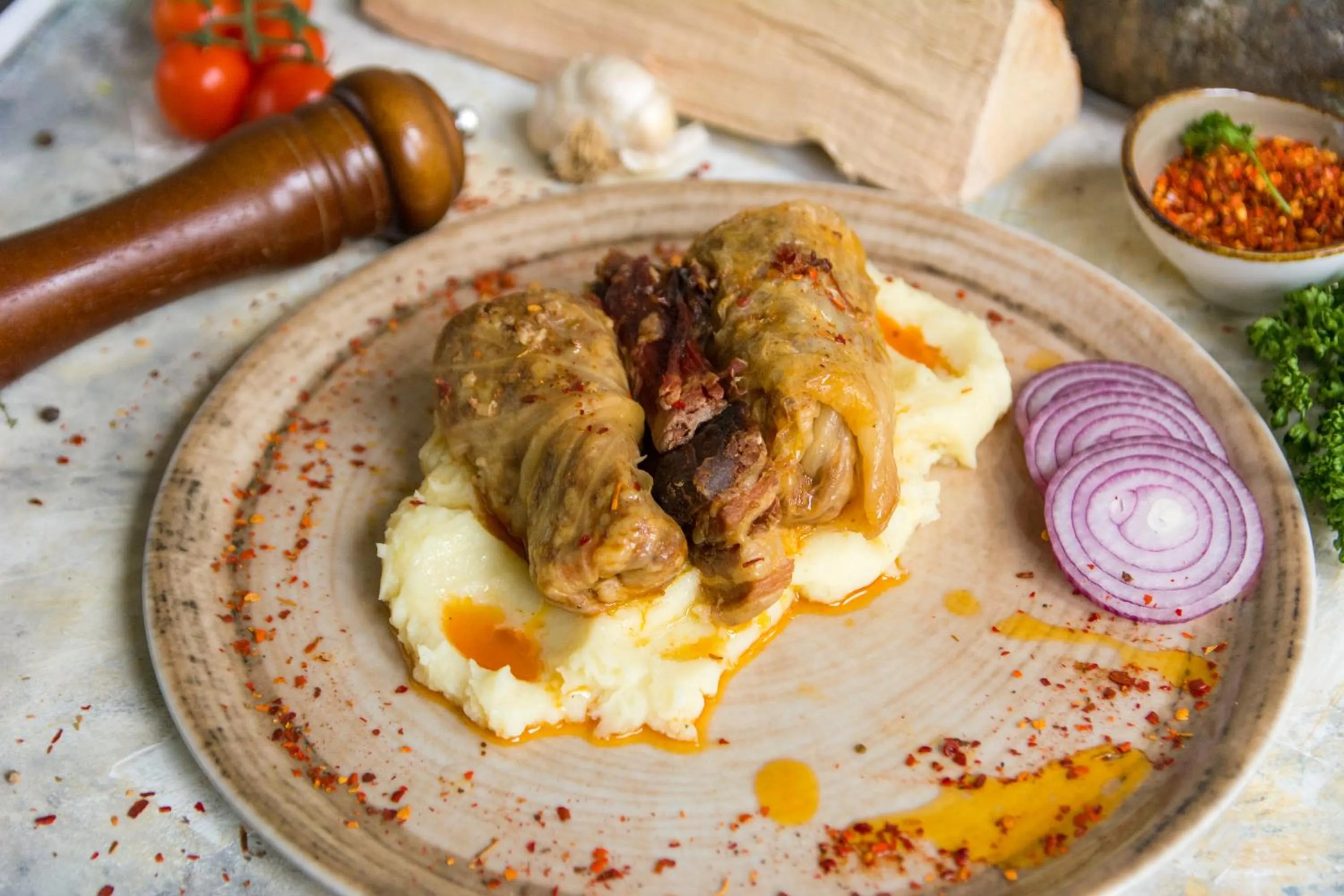 Food close-up in Hotel Srbija-FREE PARKING