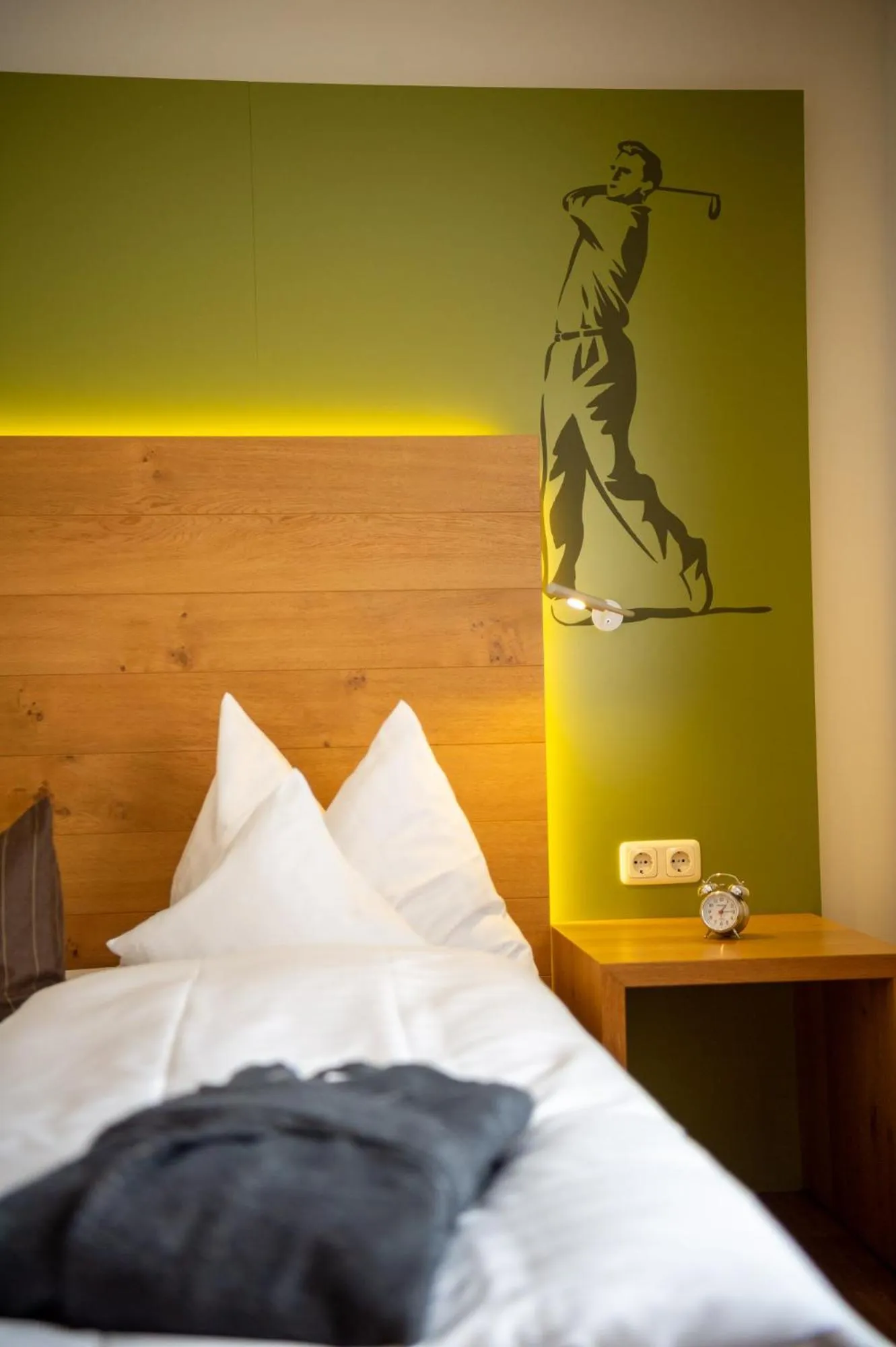 Decorative detail, Bed in Landhotel Postwirt