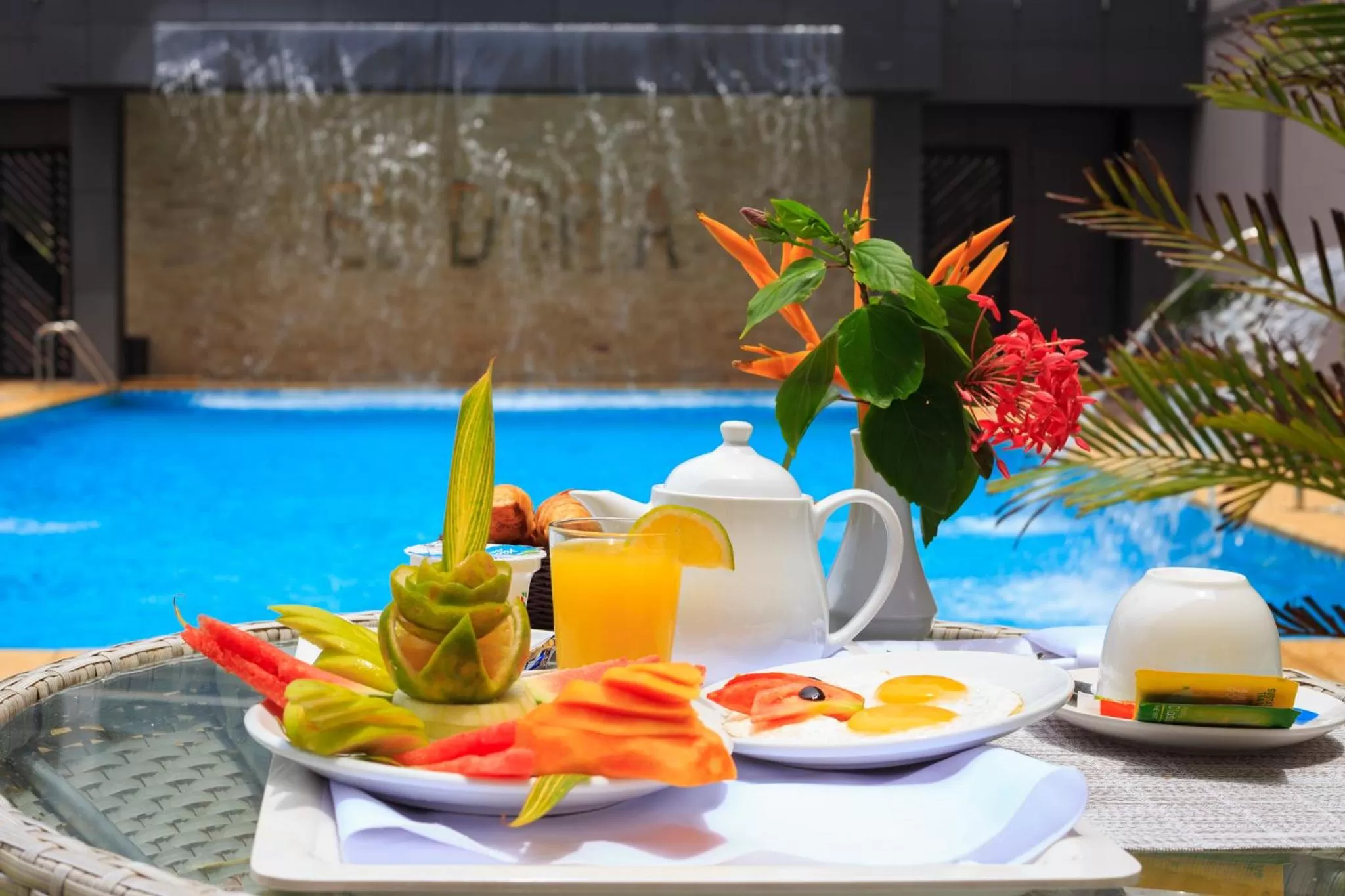 Swimming pool in El Doria Hotel