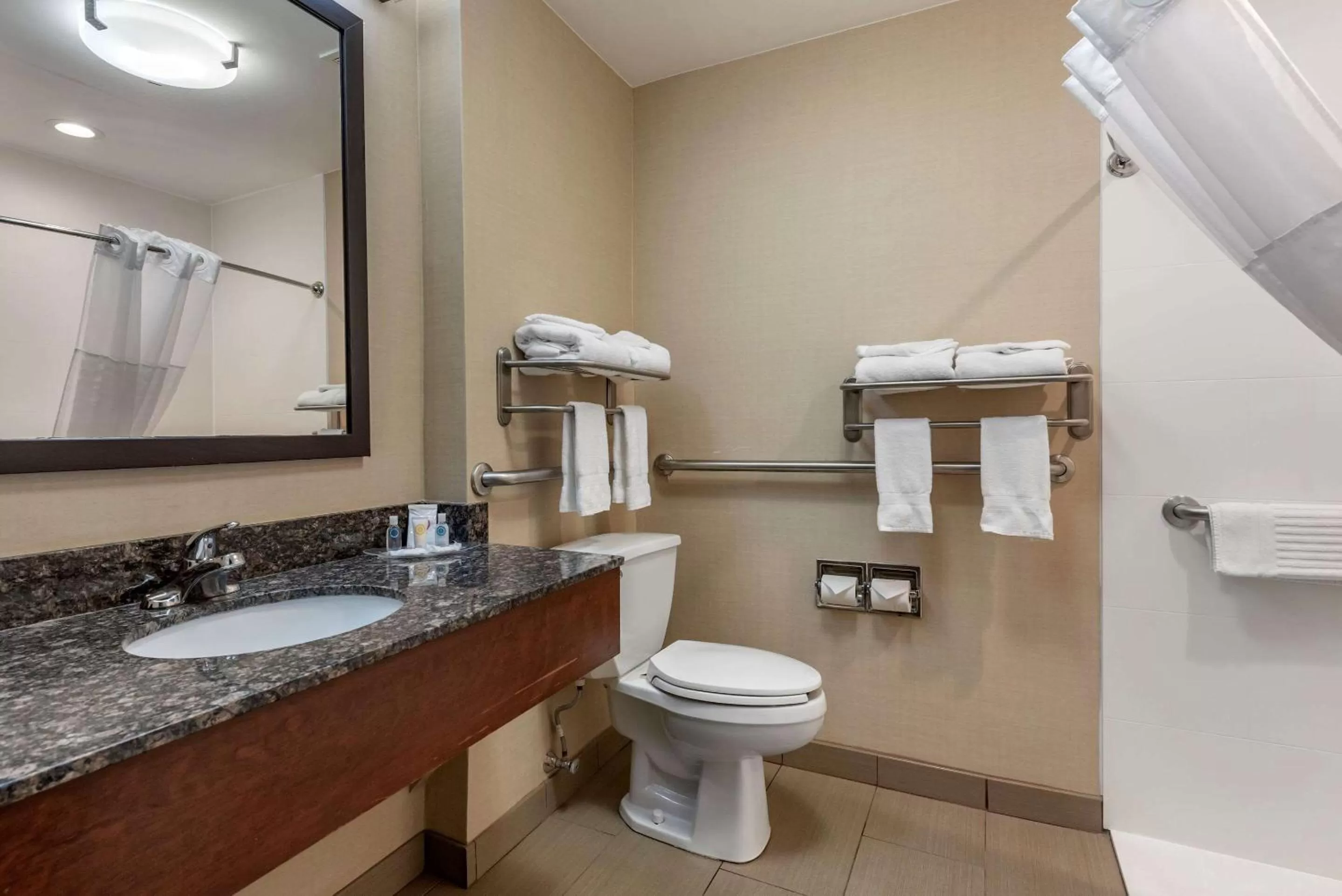 Bathroom in Comfort Suites Marion North