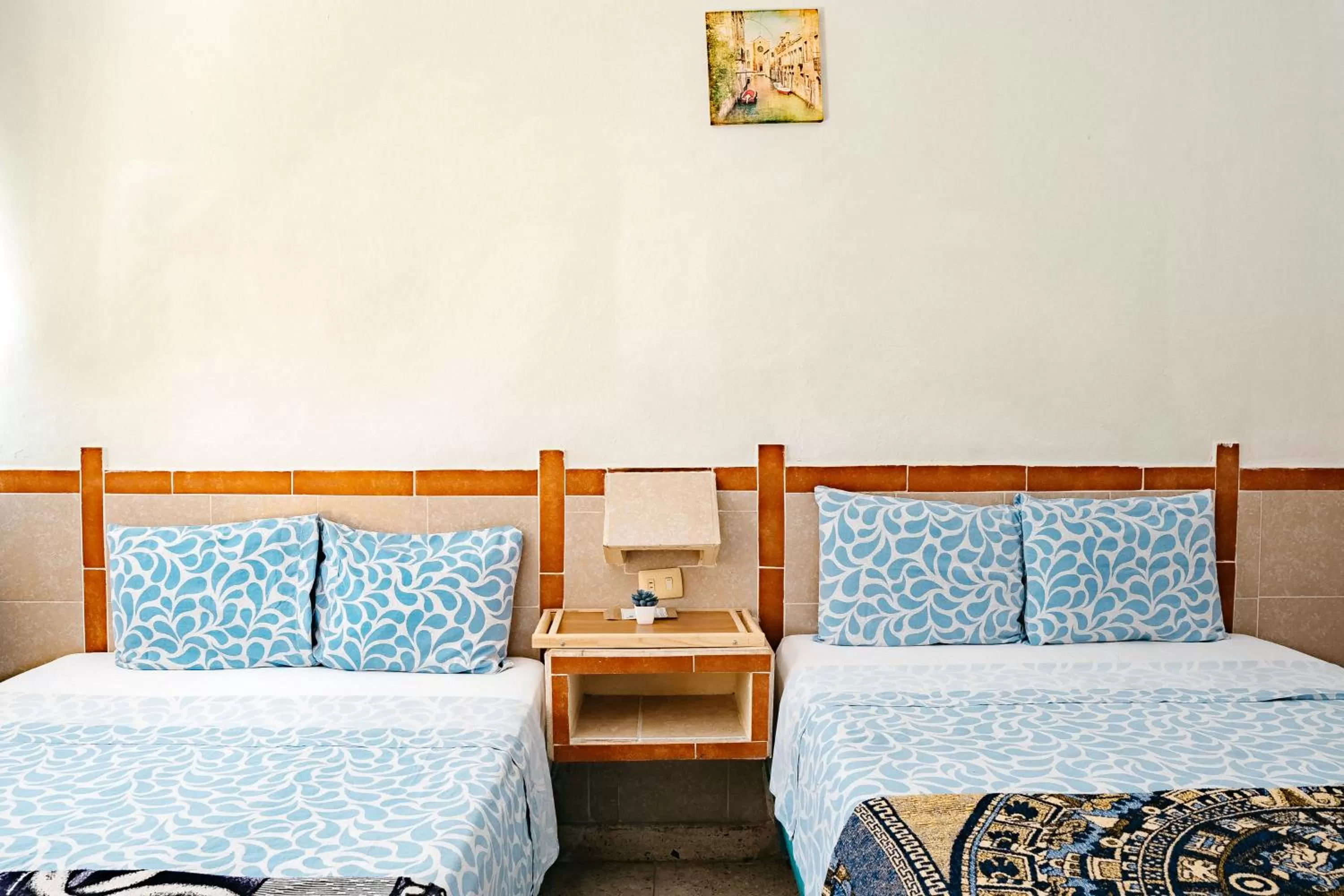 Bed in Hotel Posada Edem