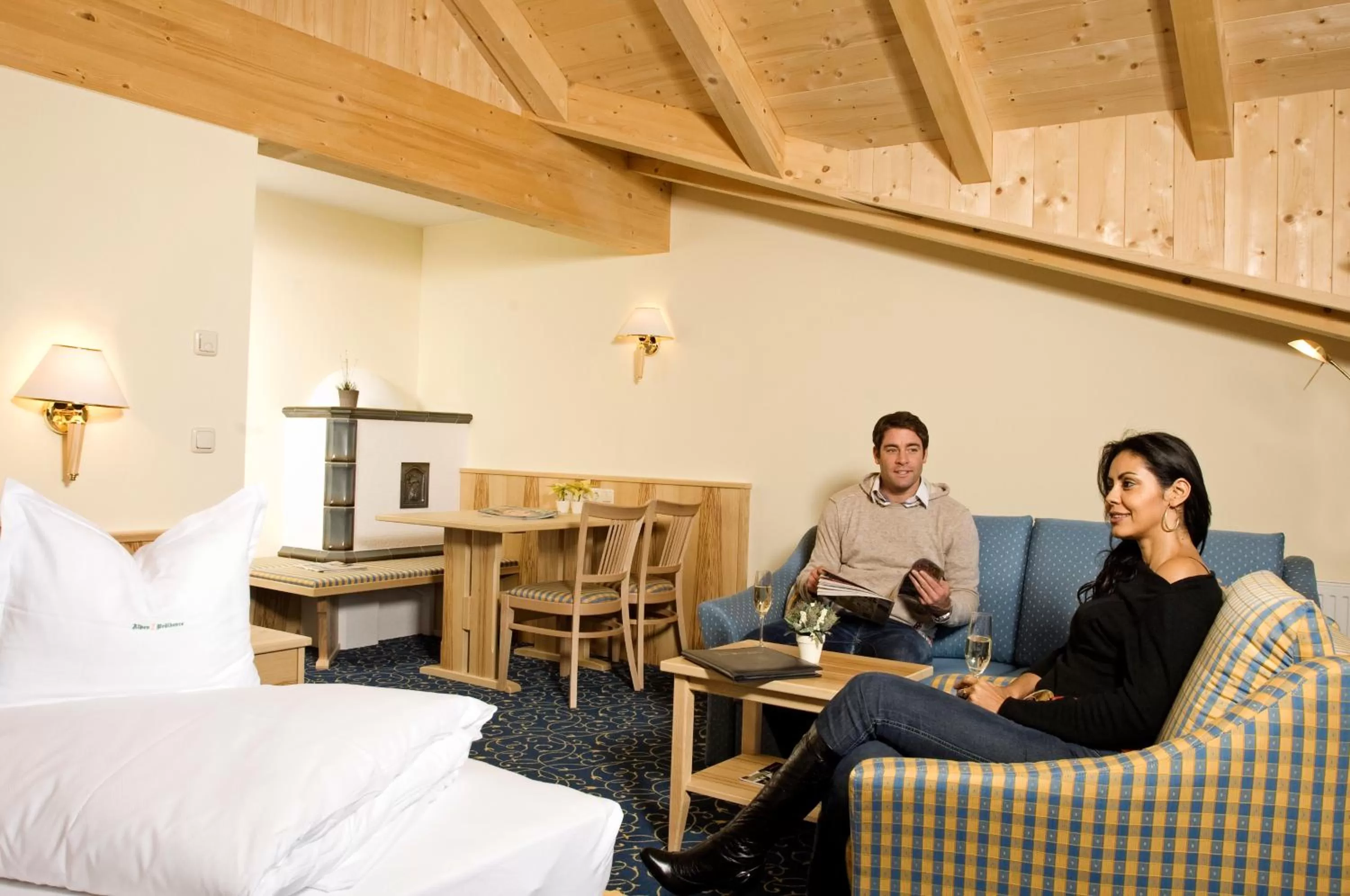 Photo of the whole room in Hotel Alpen Residence