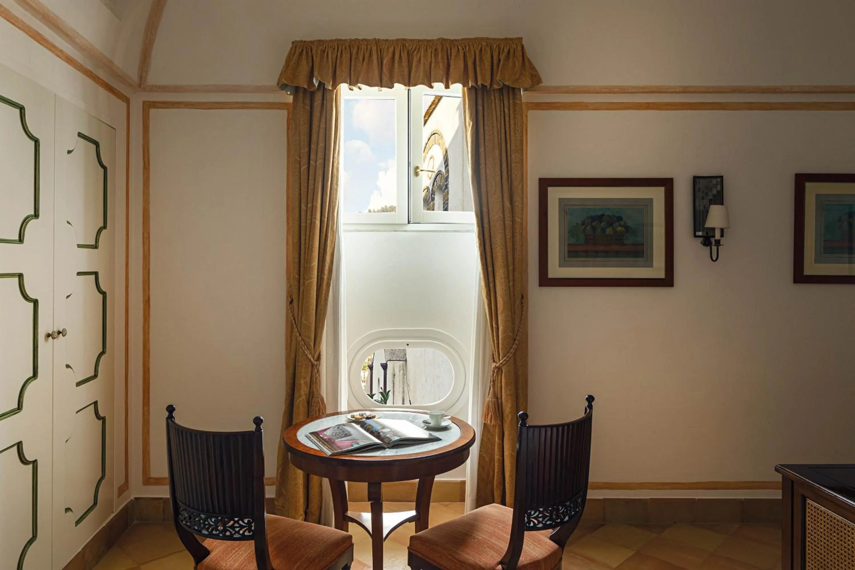 Living room in Caruso, A Belmond Hotel, Amalfi Coast