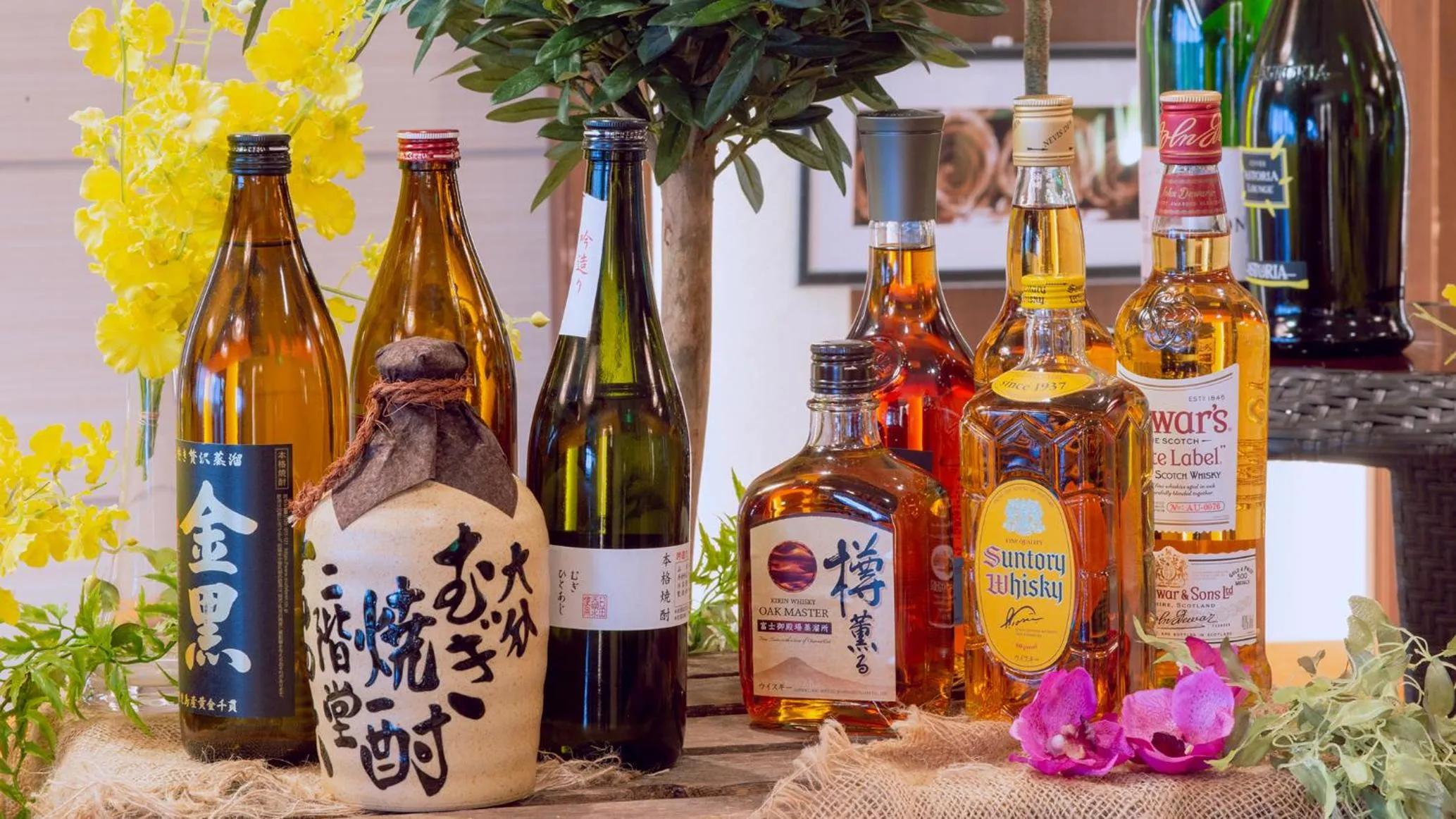 Alcoholic drinks in Kyonoyado Kiyomizu Gojo Kuretakeso