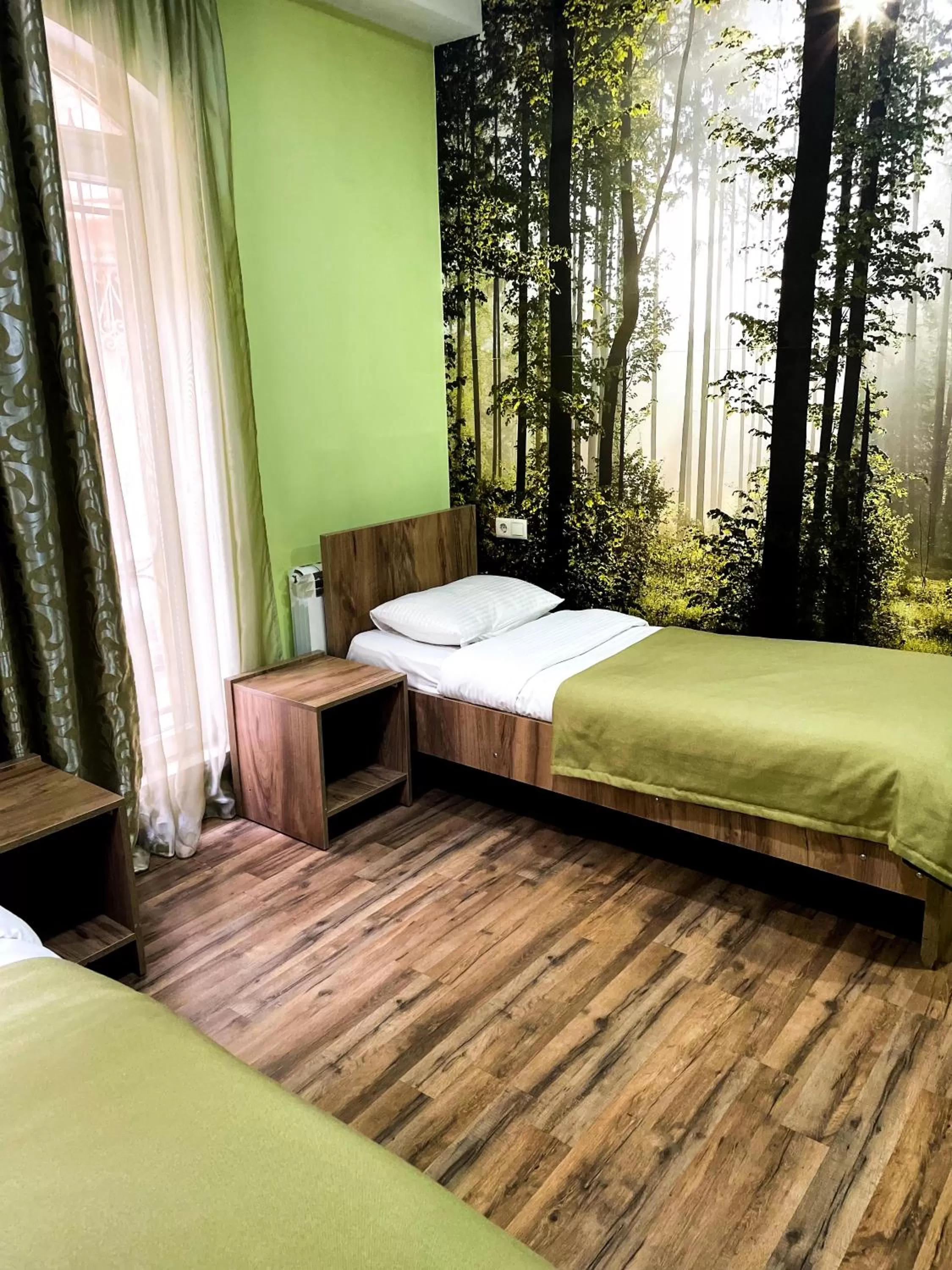 Bed in Hotel Dcorner