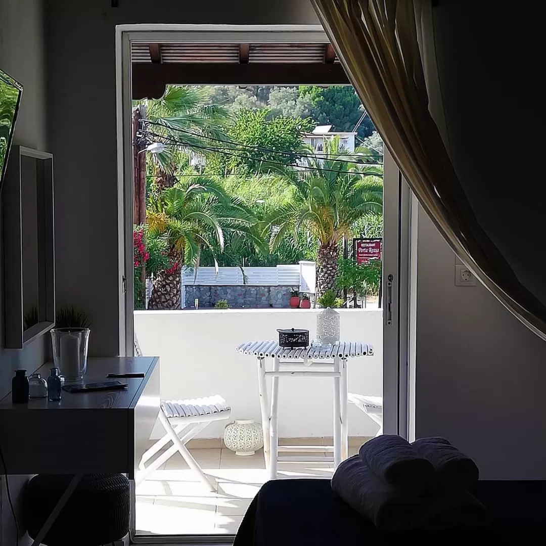 Patio in Rigas Rooms