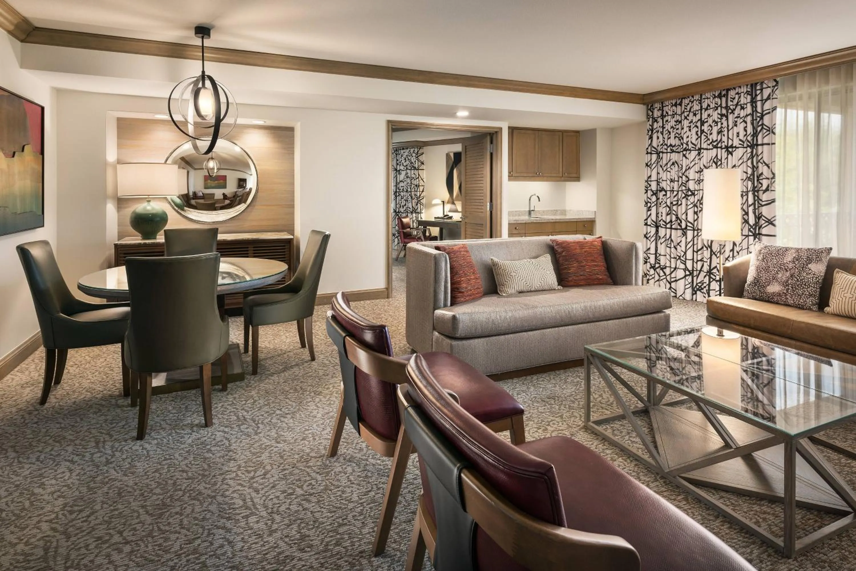 Living room in The Canyon Suites at The Phoenician, a Luxury Collection Resort, Scottsdale