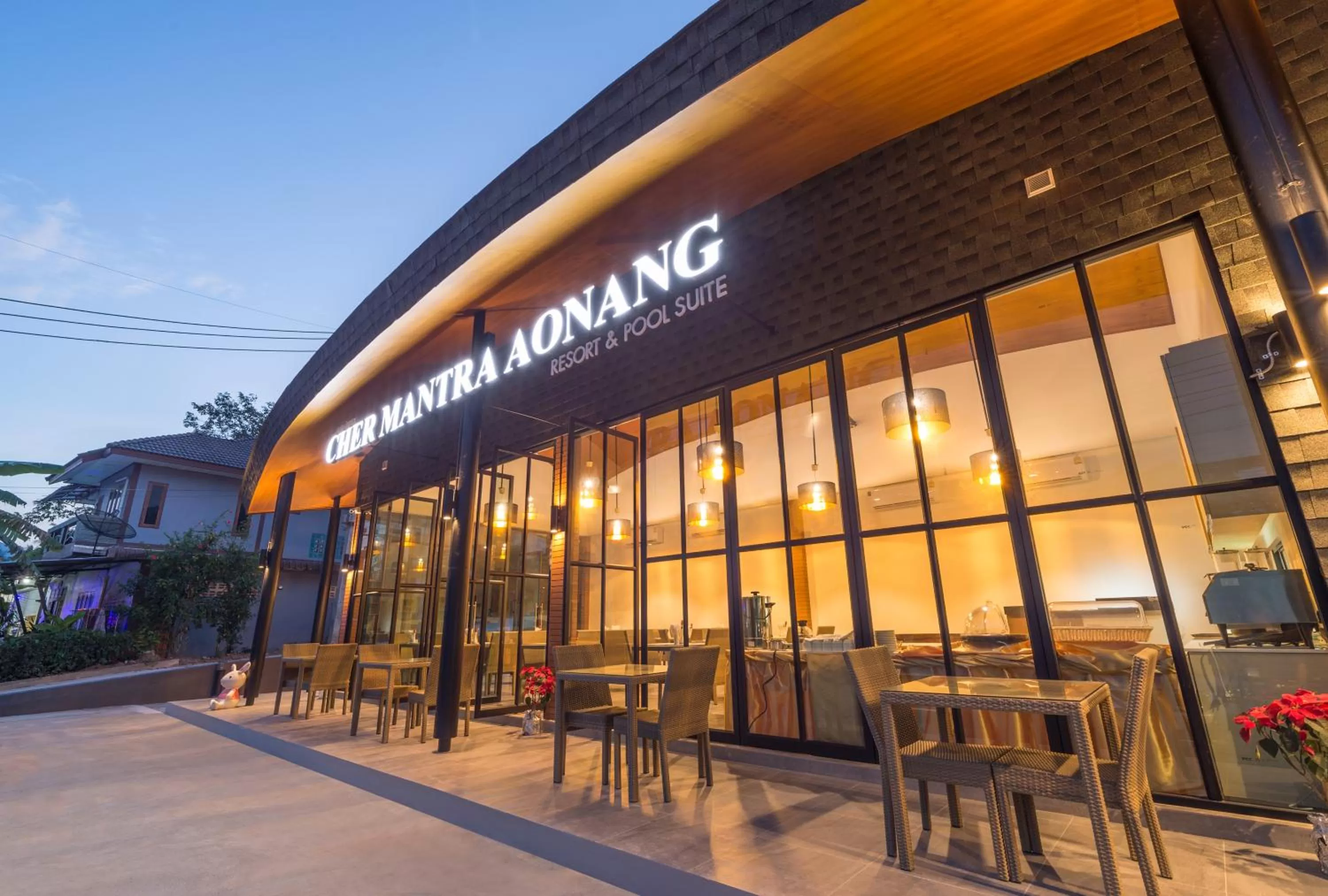 Restaurant/places to eat in Cher​mantra​ Aonang​ Resort & Pool​ Suite