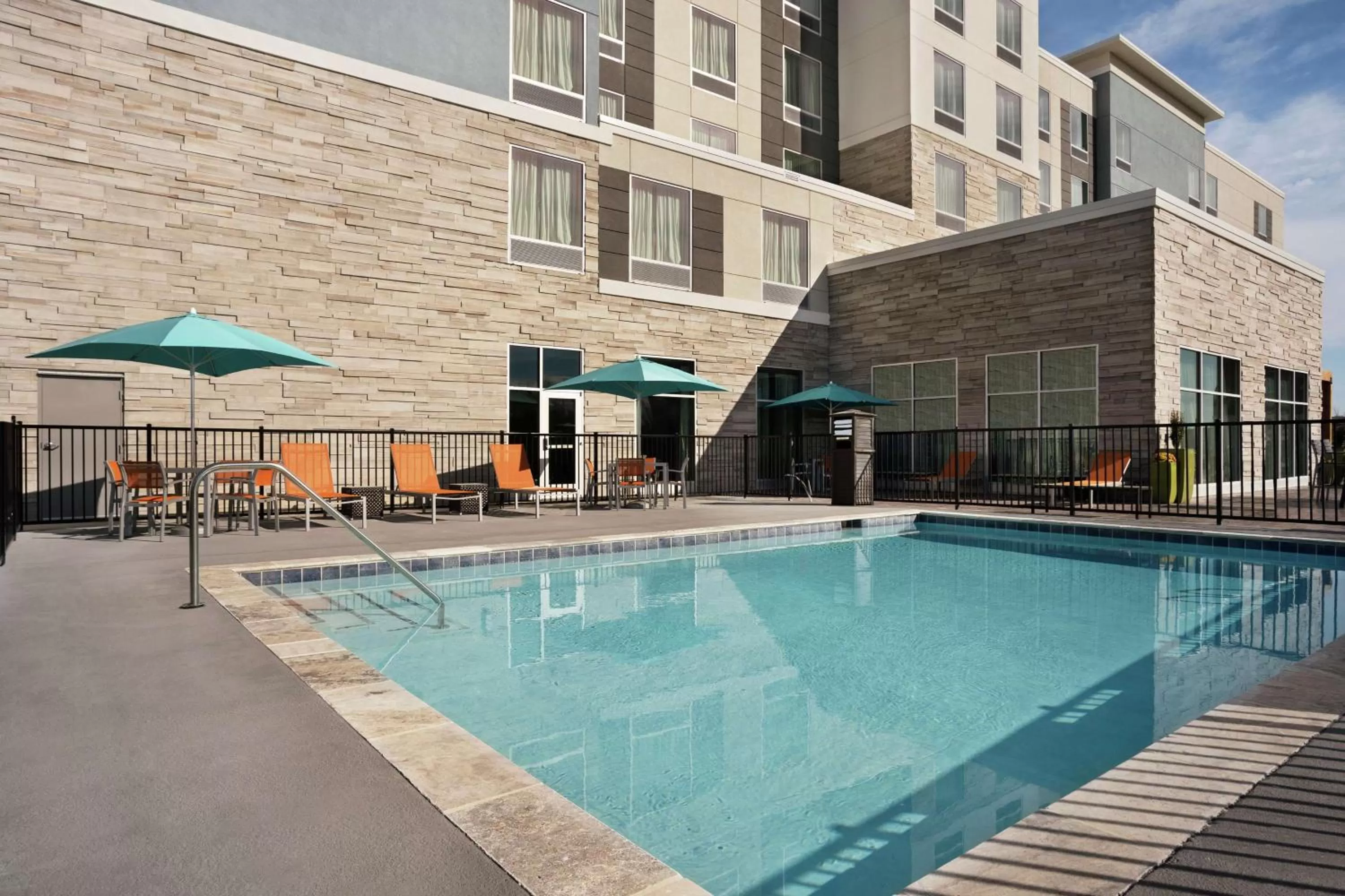 Pool view in Homewood Suites By Hilton Florence