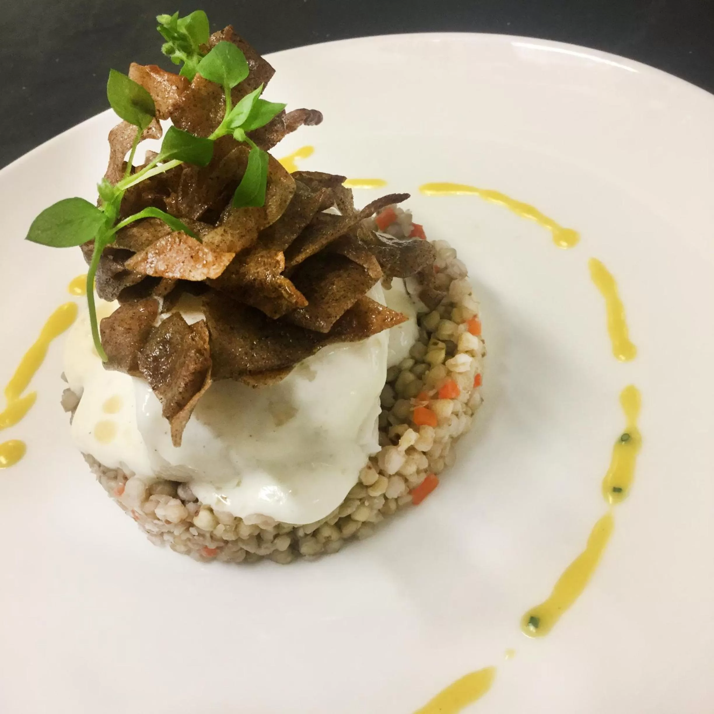 Food close-up in Hotel De Bourbon Grand Hotel Mercure Bourges