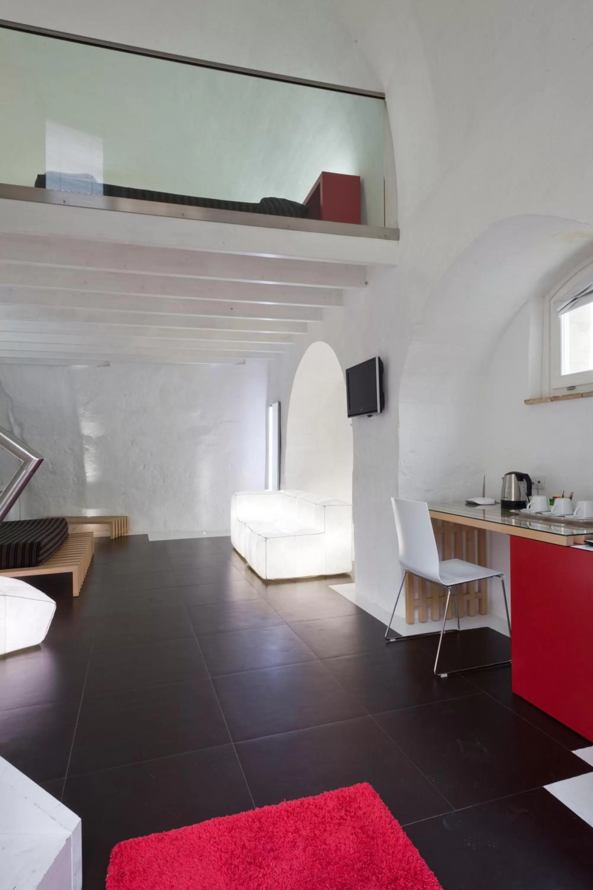 Seating area in Basiliani Hotel