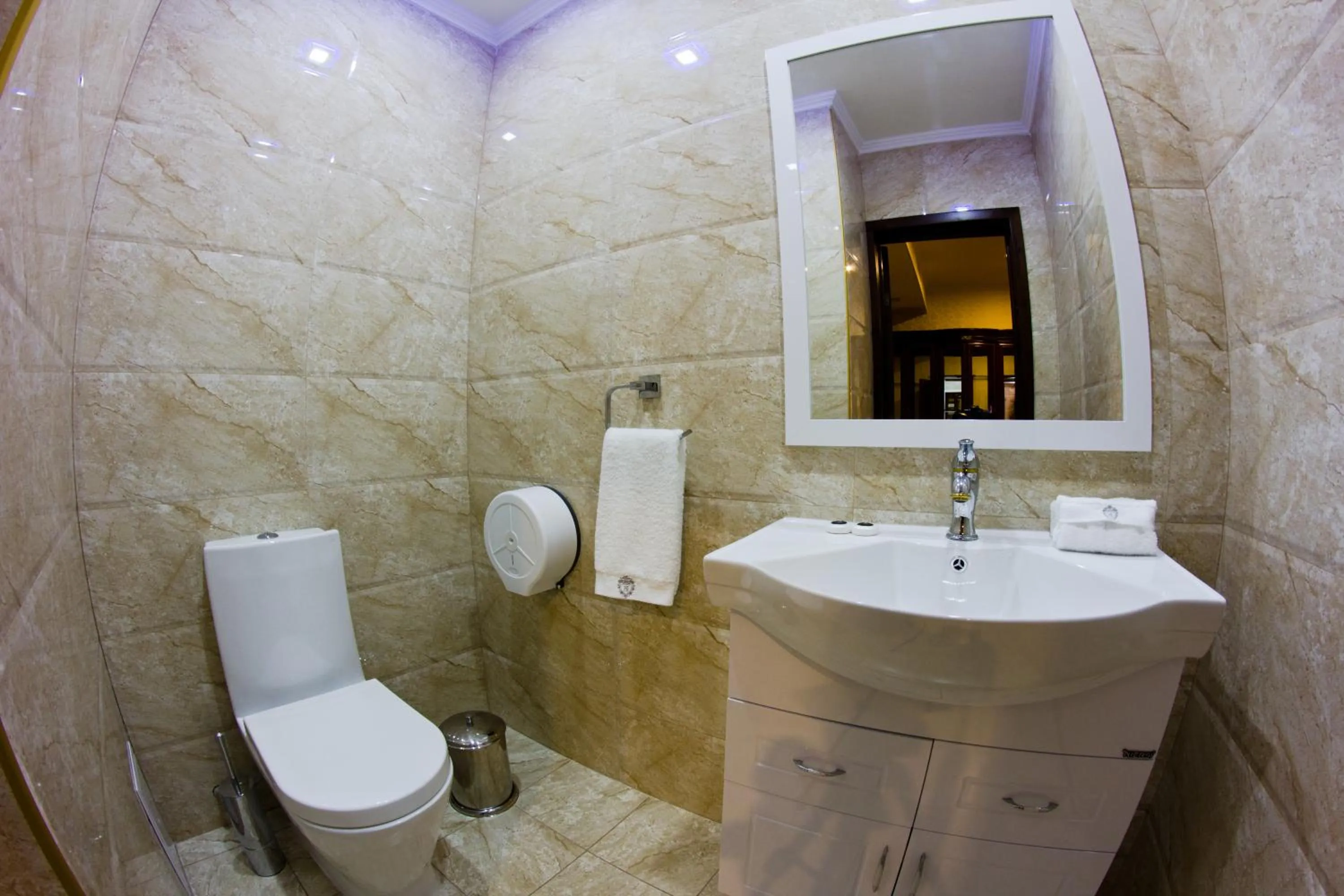 Bathroom in Plaza Hotel Bishkek