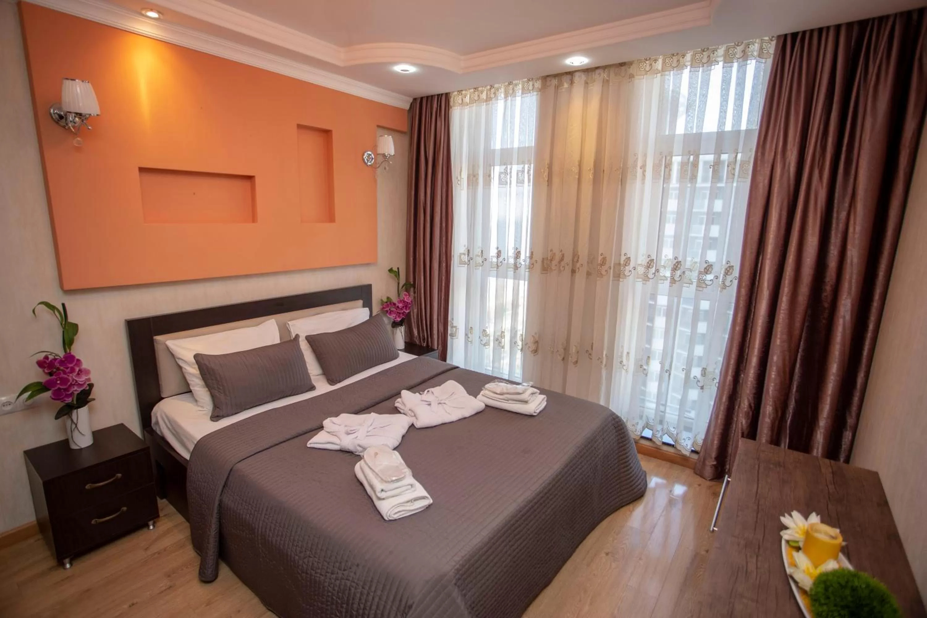 Bedroom, Bed in Blue Star Batumi