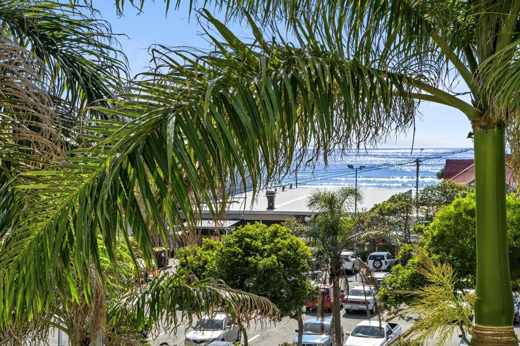 Sea view in Kirra Palms Holiday Apartments