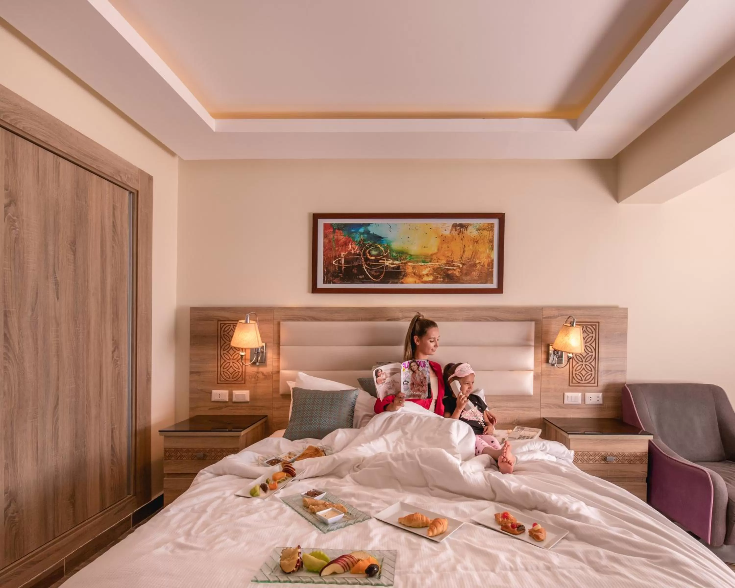 Bedroom, Bed in Pickalbatros Dana Beach Resort - Aqua Park