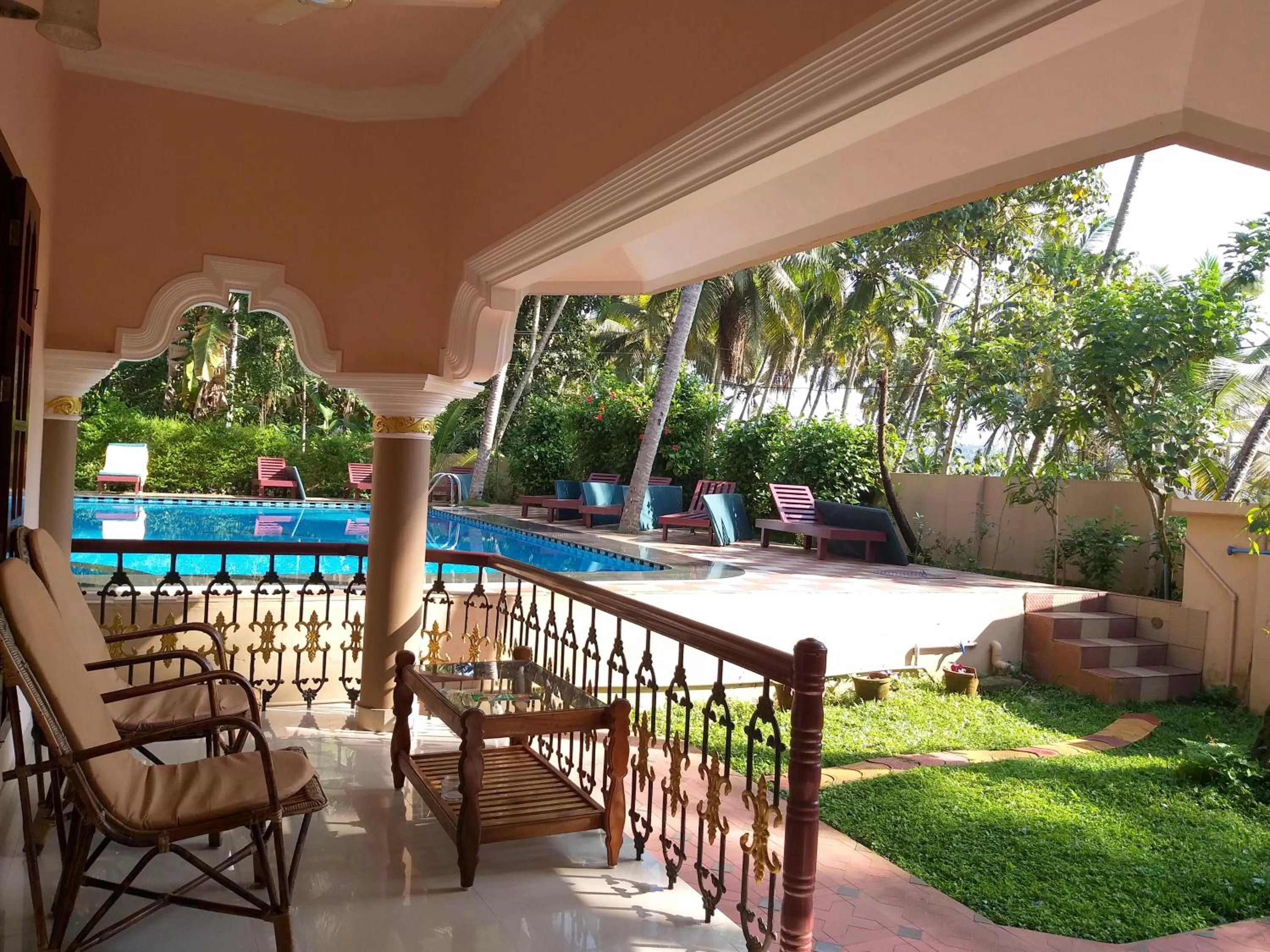Balcony/Terrace in Ganesh Ayurveda Holiday Home