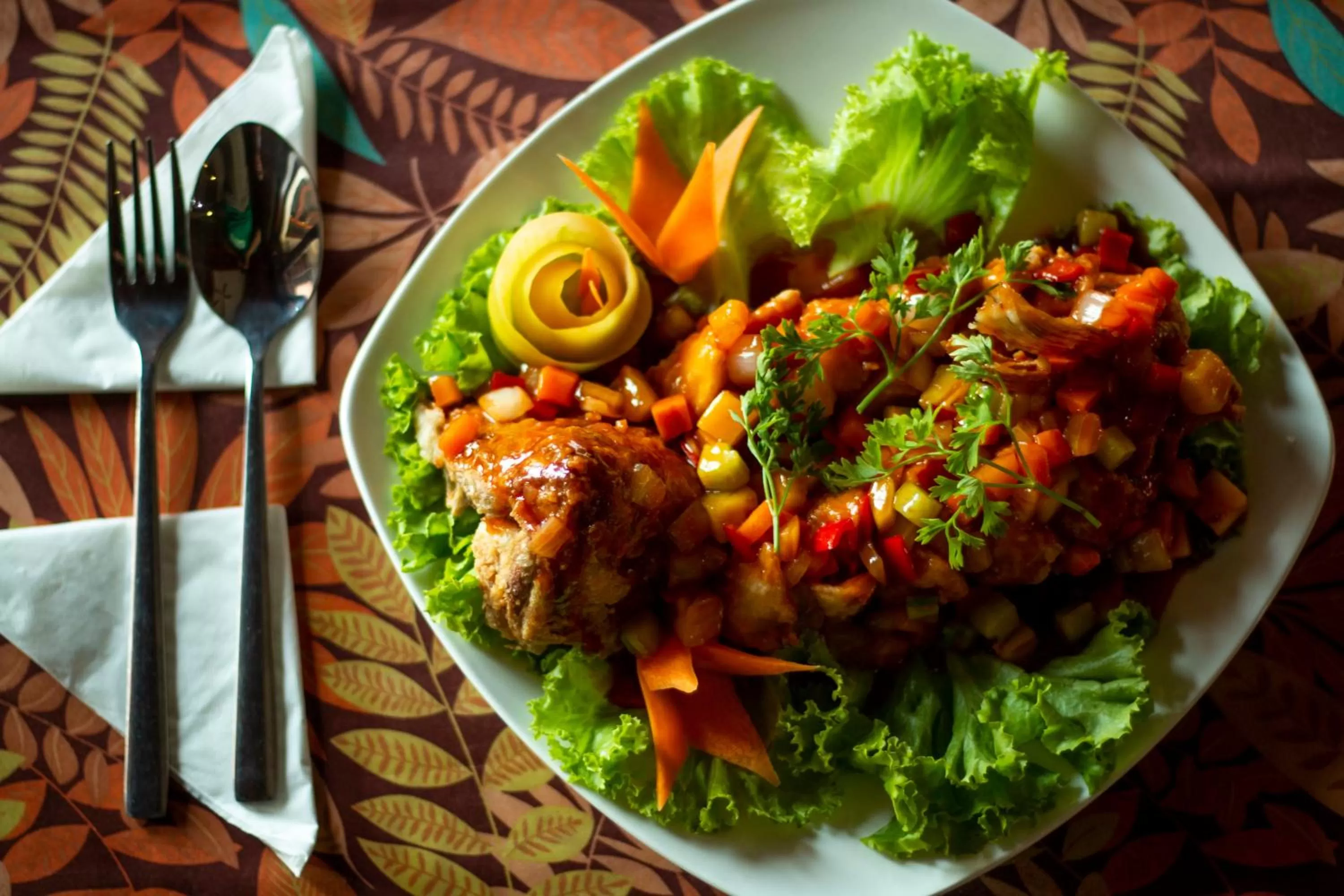 Restaurant/places to eat in Kampong Thom Palace Hotel