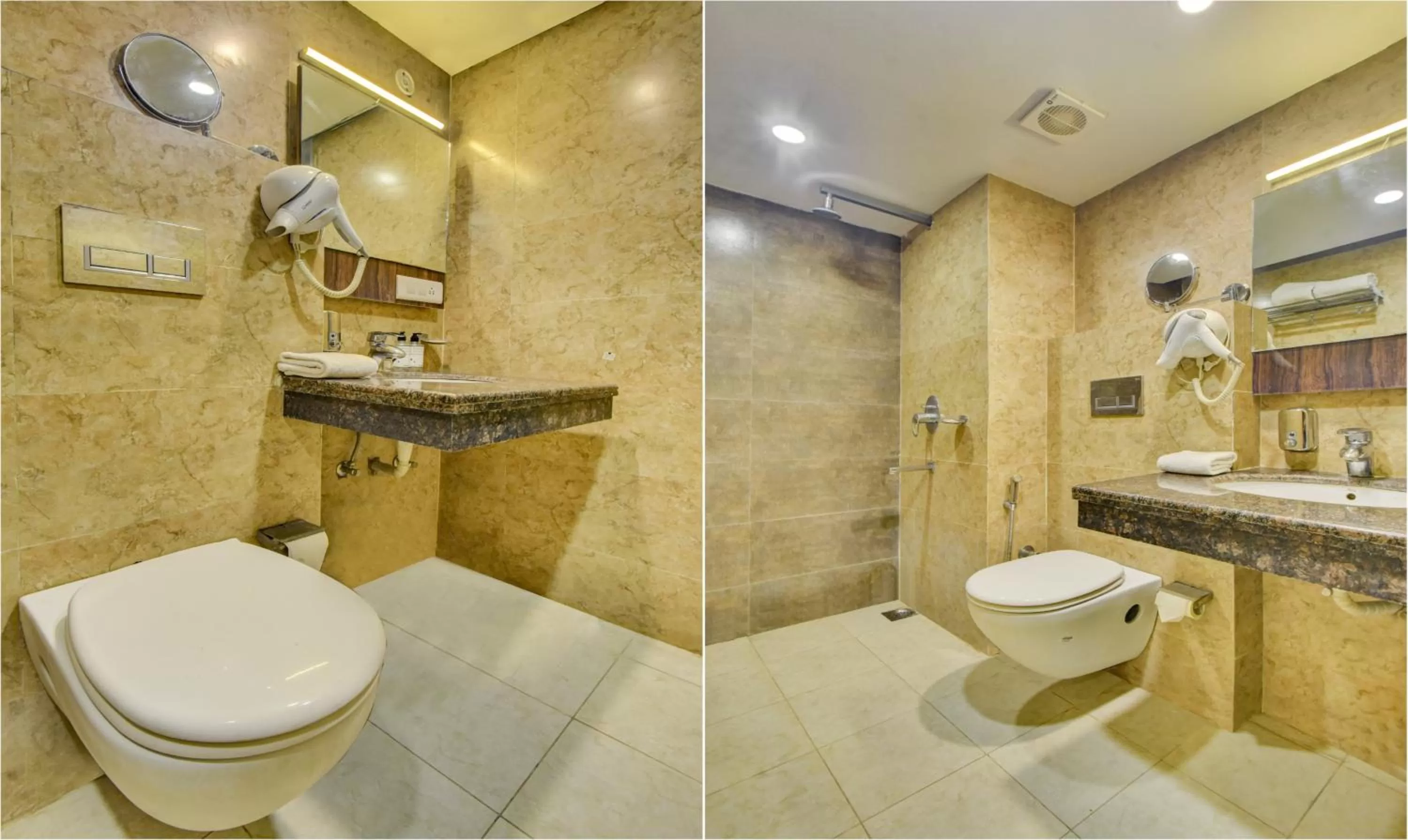 Toilet in Treebo Elysee, Patel Nagar