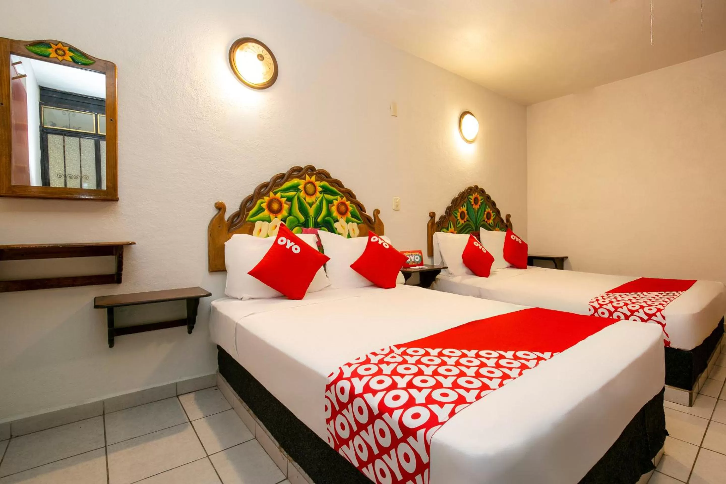 Bedroom in OYO La Casita