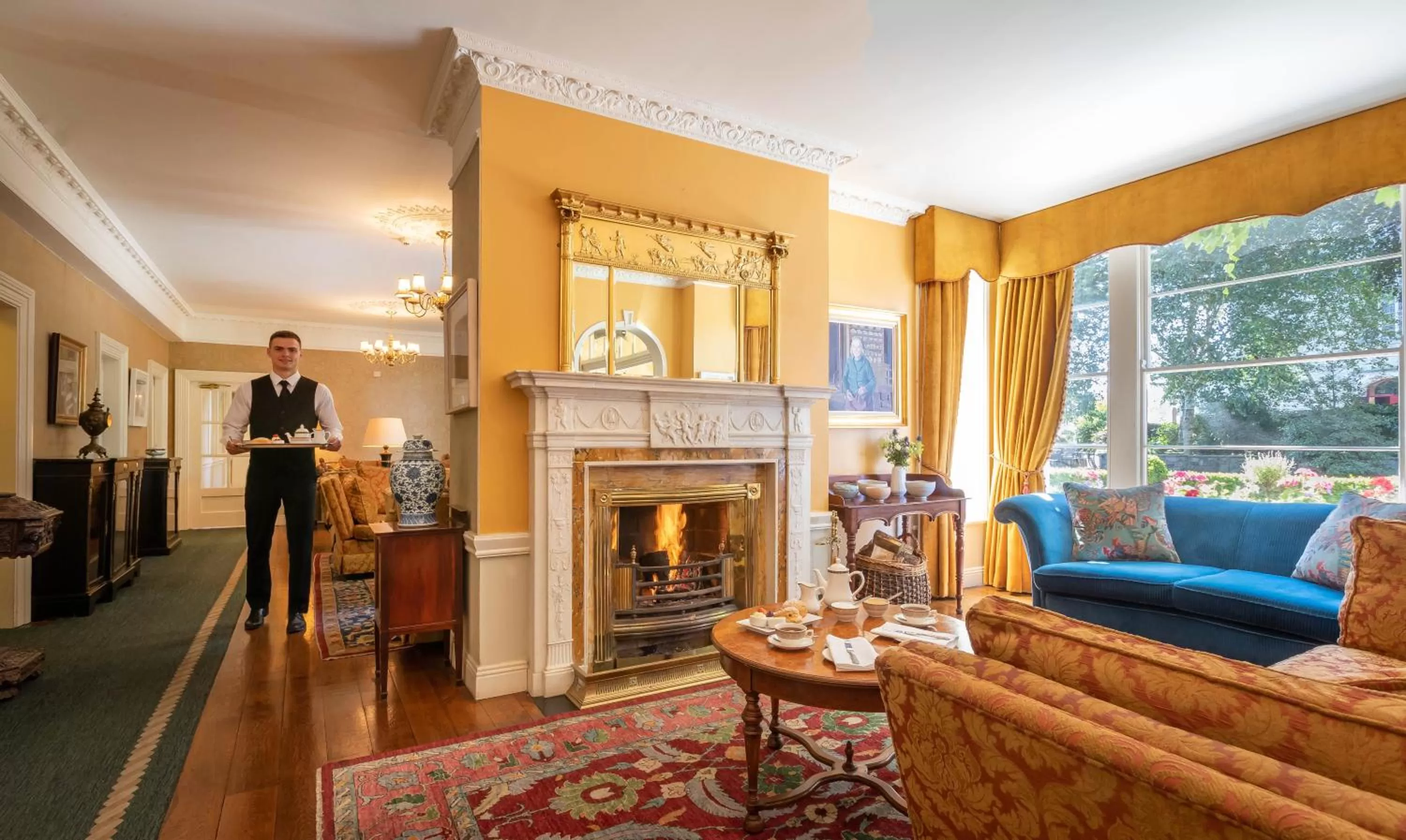 Seating area in Old Ground Hotel