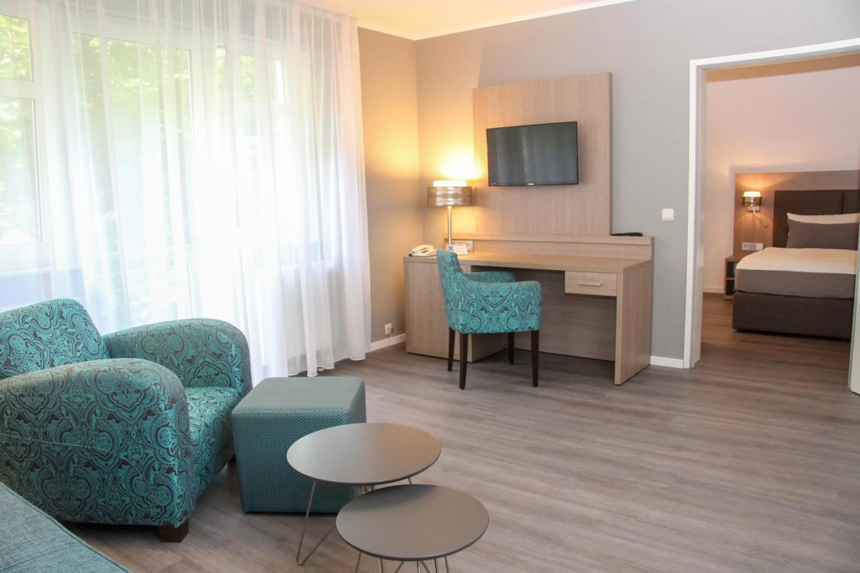 TV and multimedia, Bed in Schlossberghotel Greiz