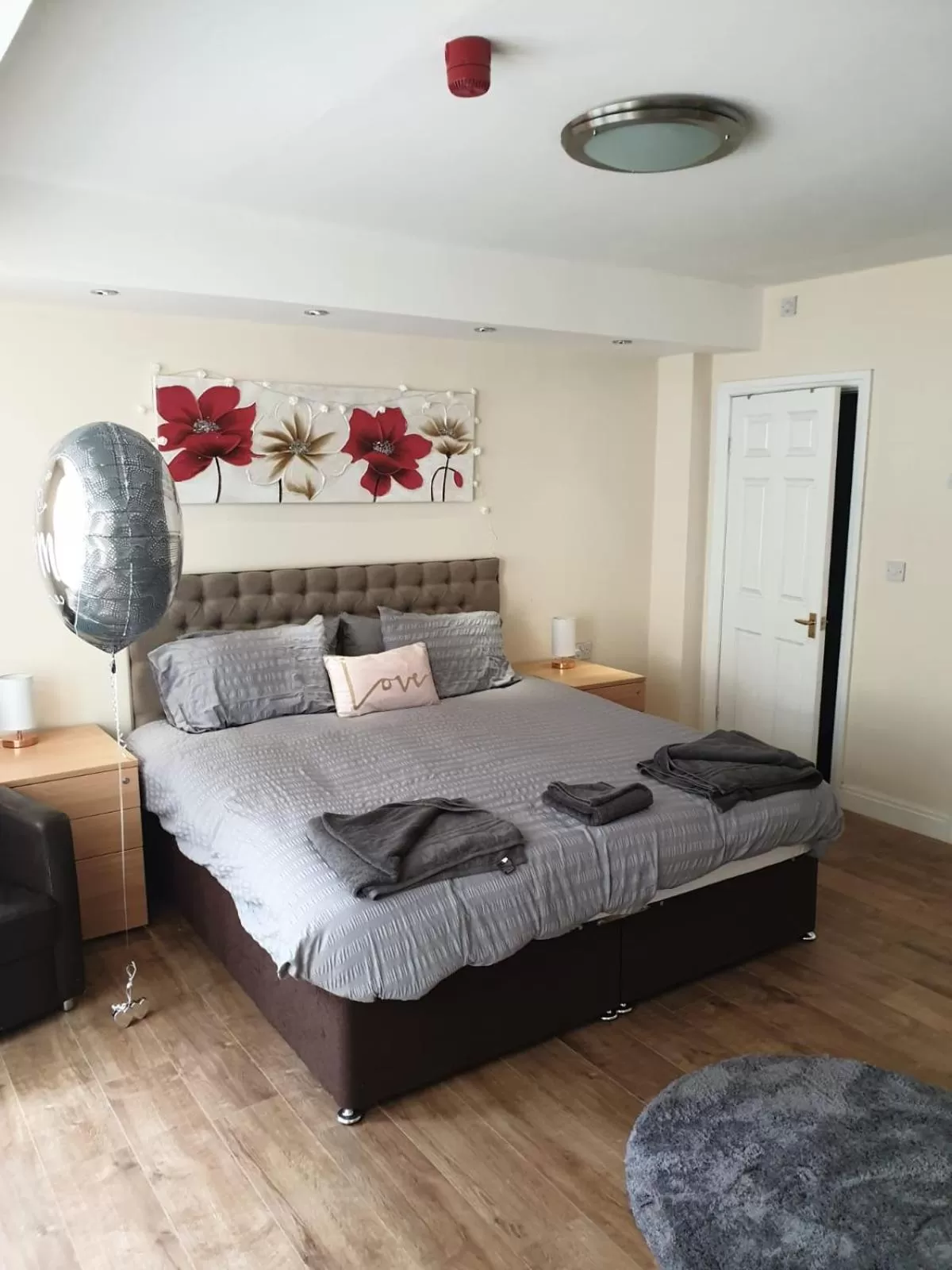 Bed in The Winter Garden Suites