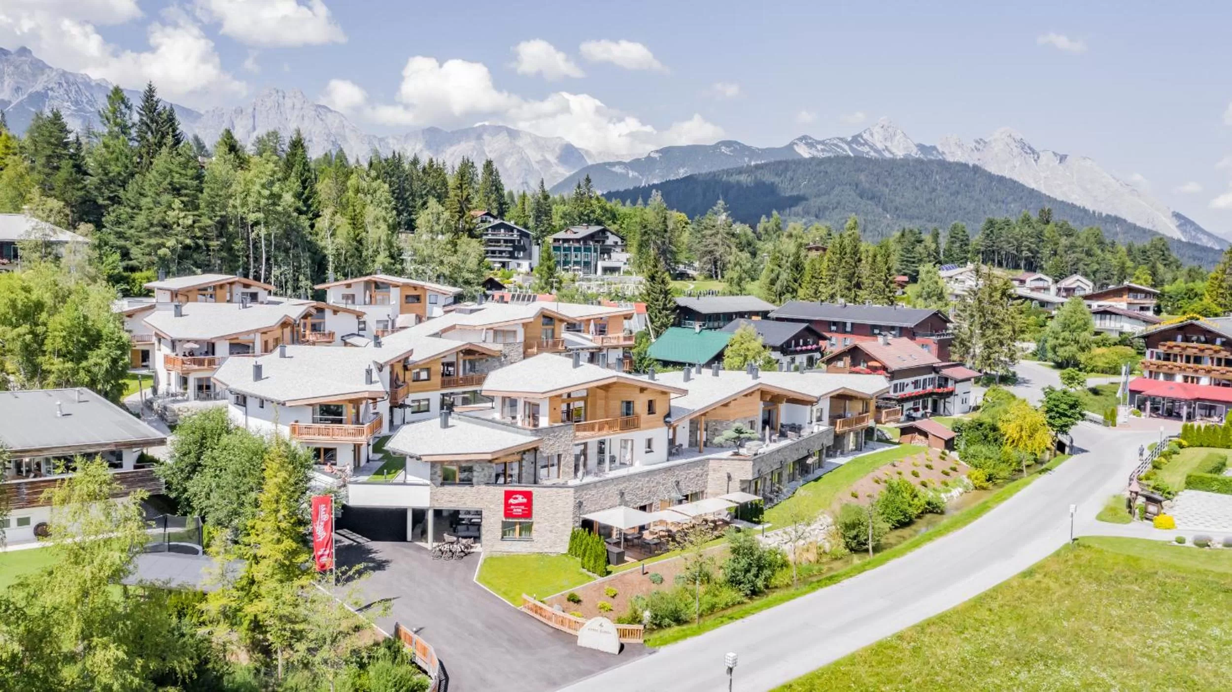 Bird's eye view in AlpenParks Chalet & Apartment Alpina Seefeld