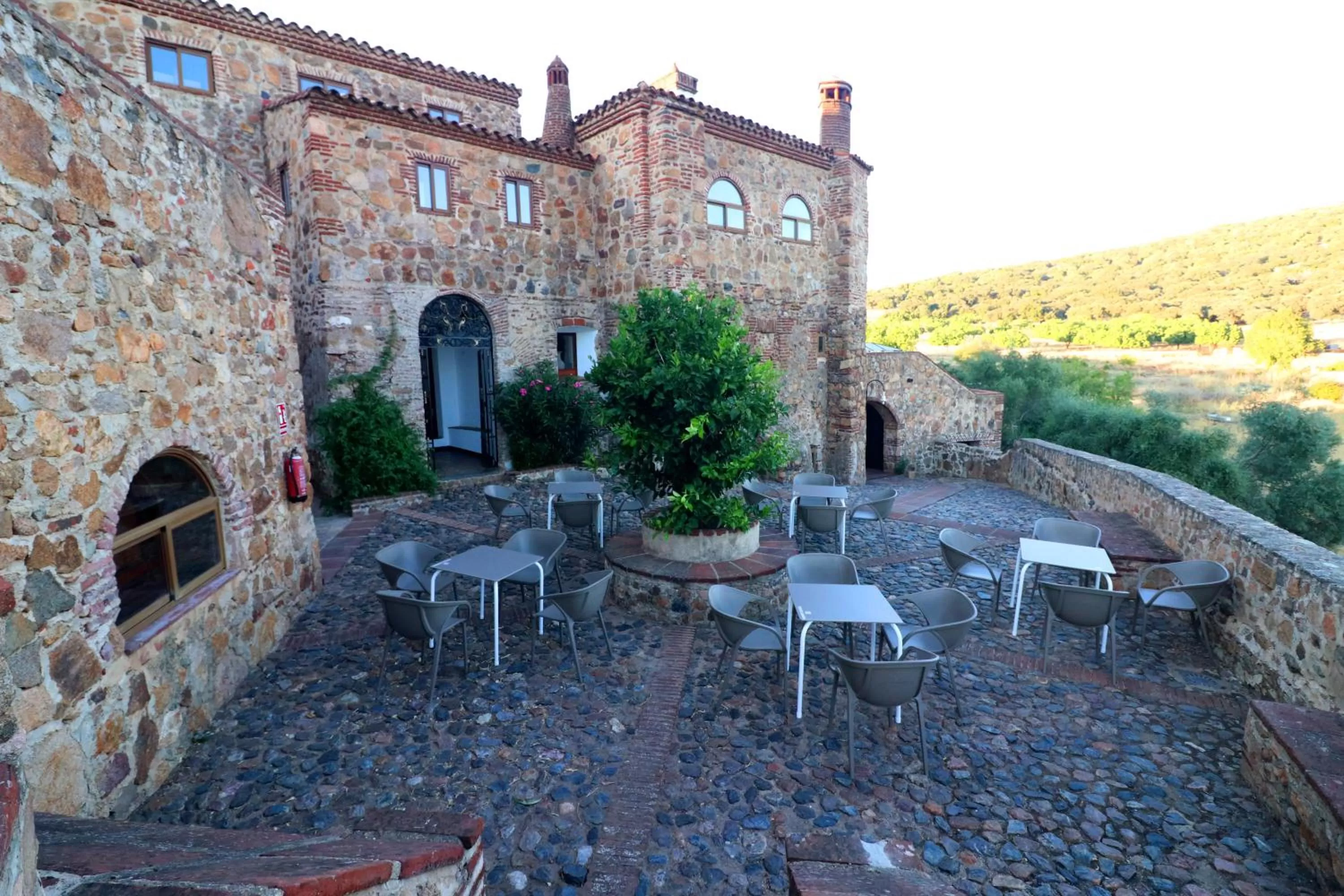 Balcony/Terrace in Hotel Monasterio de Rocamador