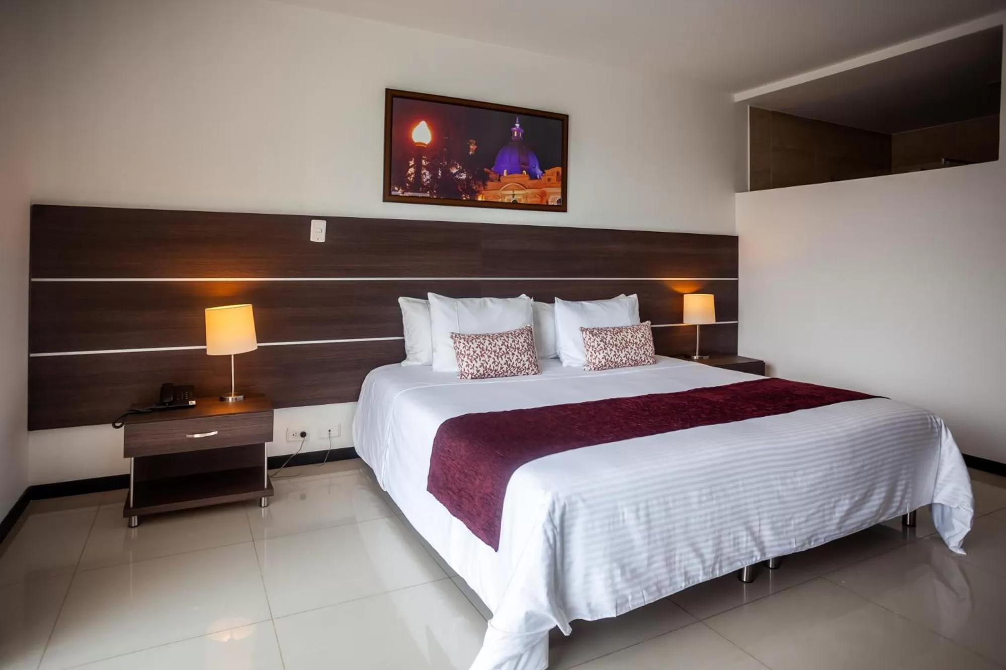 Bed in Hotel San Martin Popayan