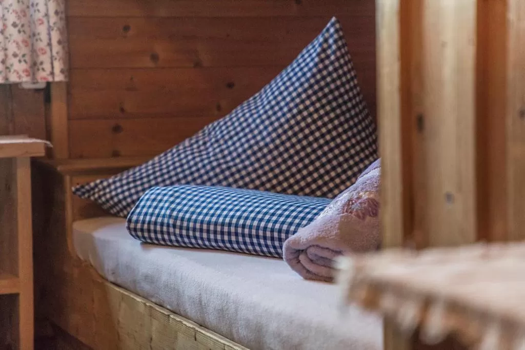 Bed in Hocheckhuette On Top of the Kitzbuehel Hahnenkamm Mountain