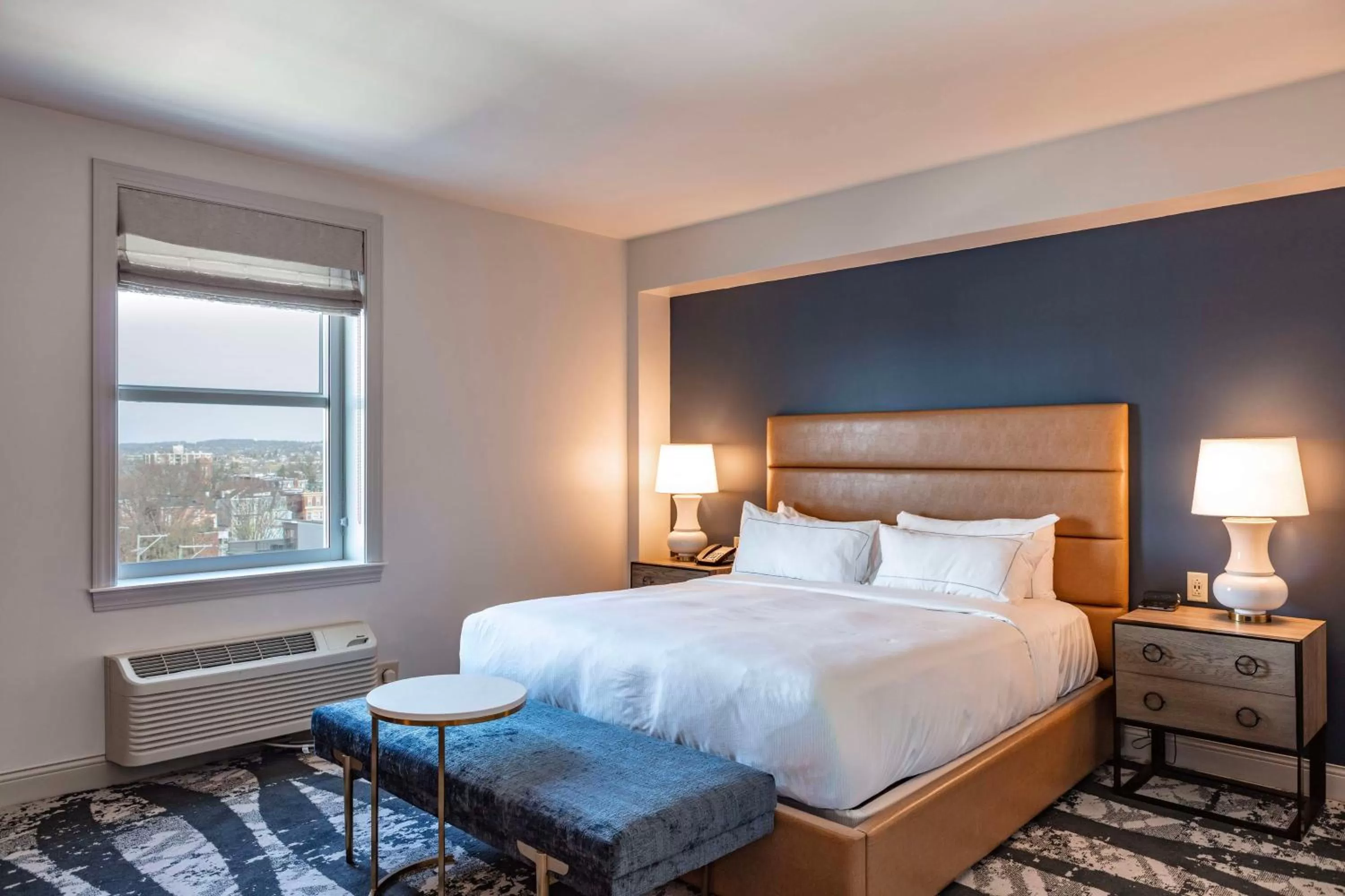 Bed in The Yorktowne Hotel, Tapestry Collection by Hilton