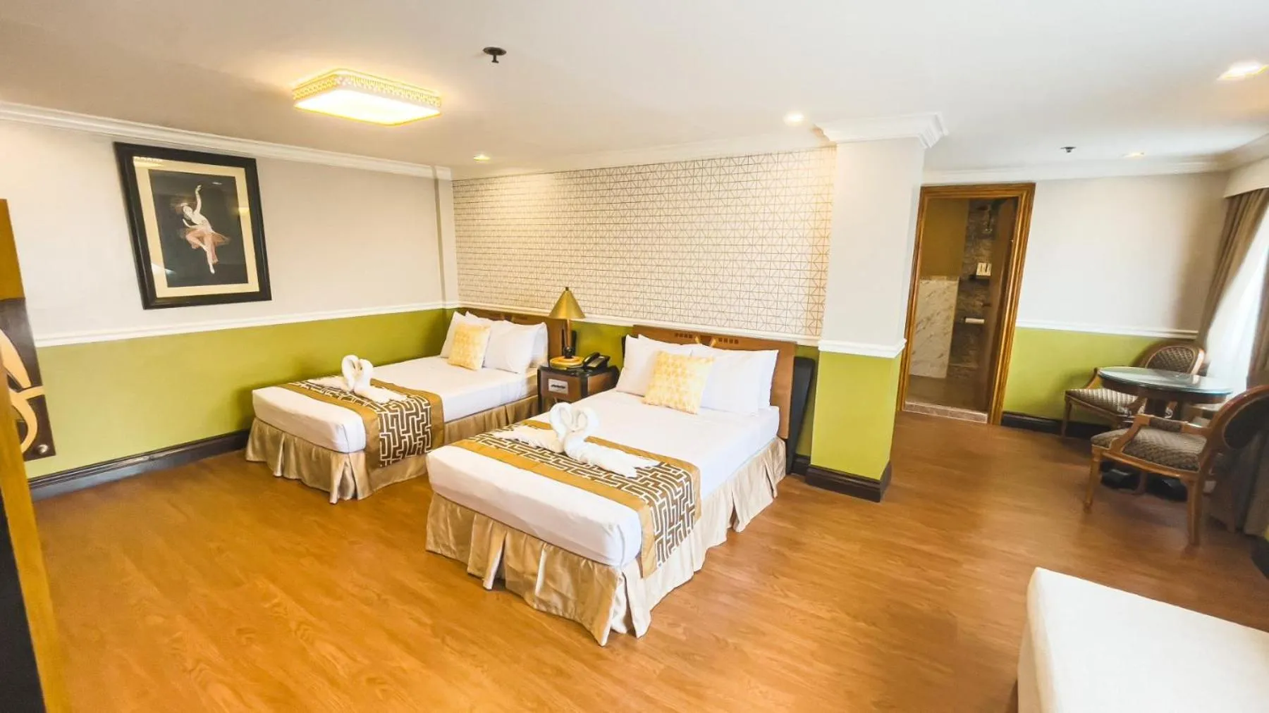 Bed in Miramar Hotel