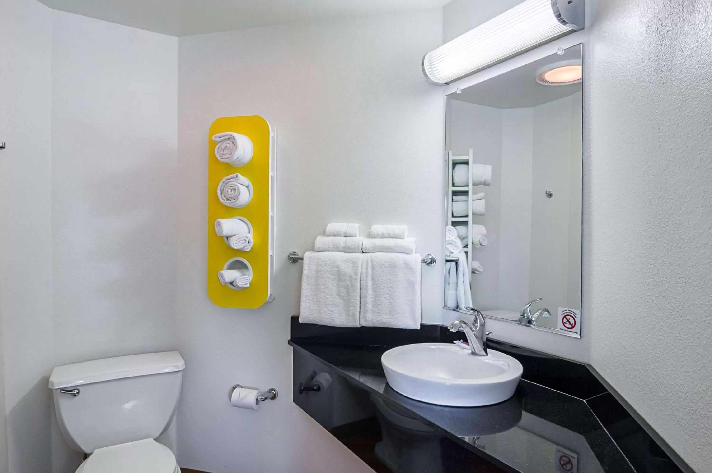 Bathroom in Motel 6-Wheatland, WY