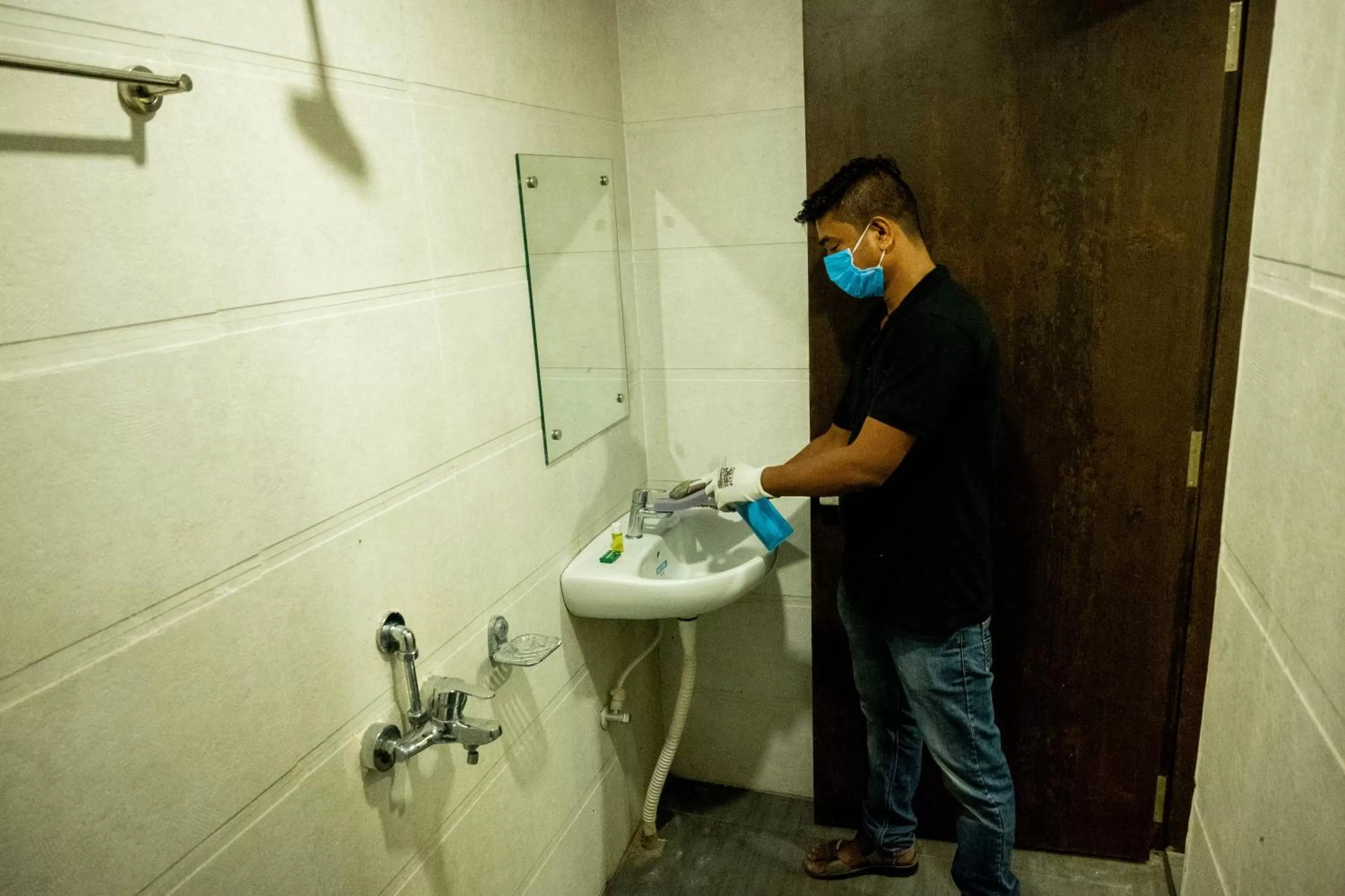 People, Bathroom in Vinayak Bhavan By Vinayak Hotels