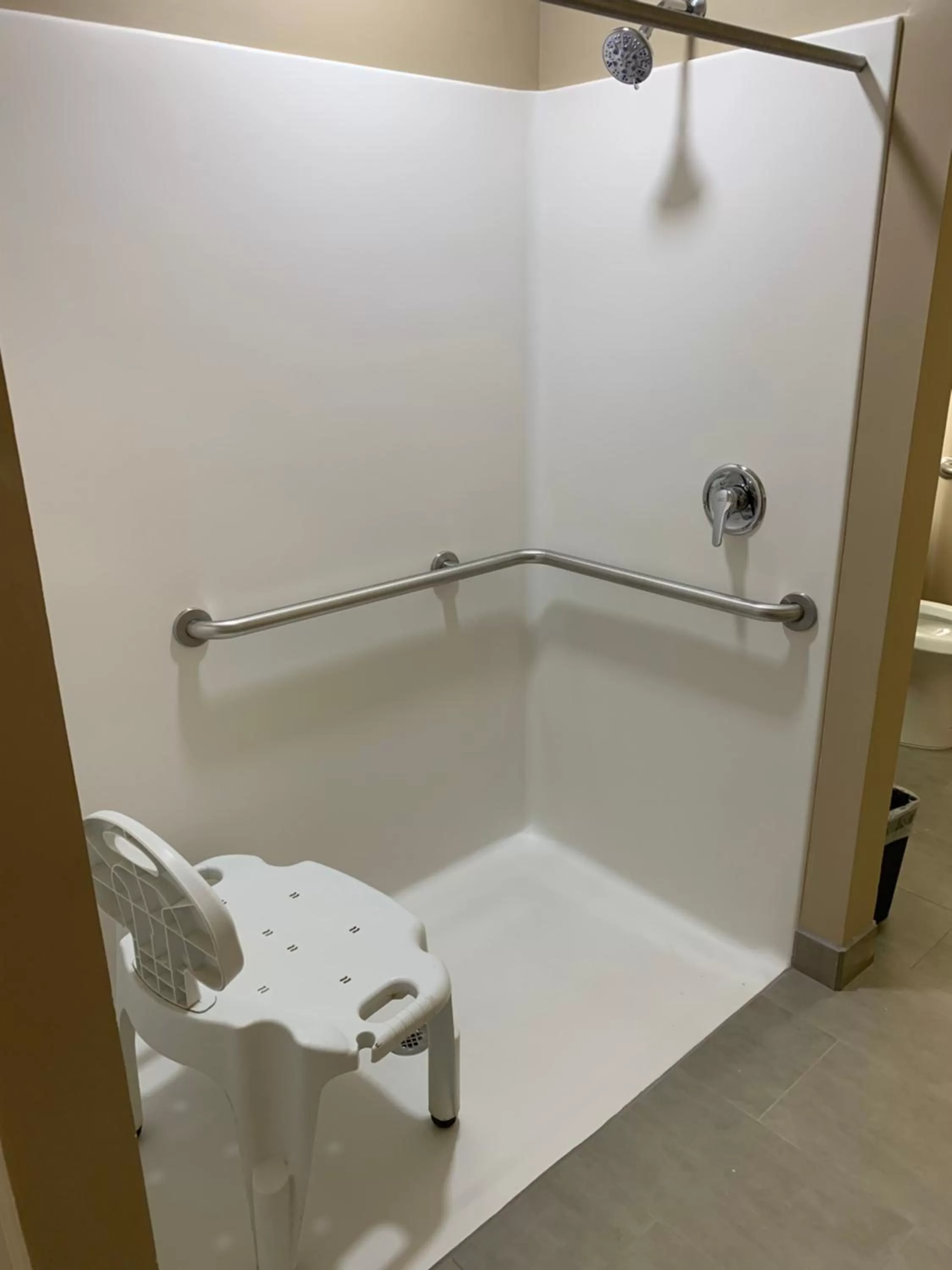 Shower in Super 8 by Wyndham Joliet