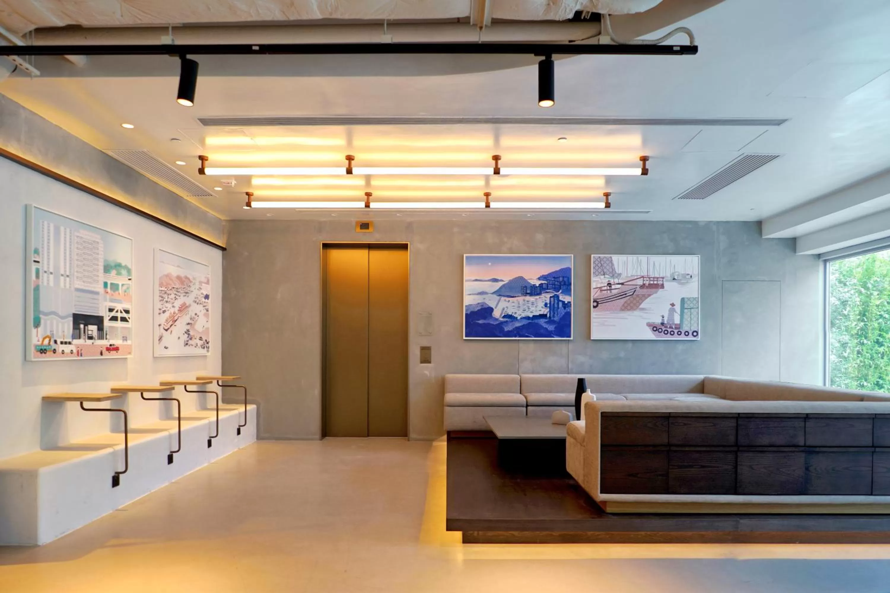 Lobby or reception, Bed in the Arca