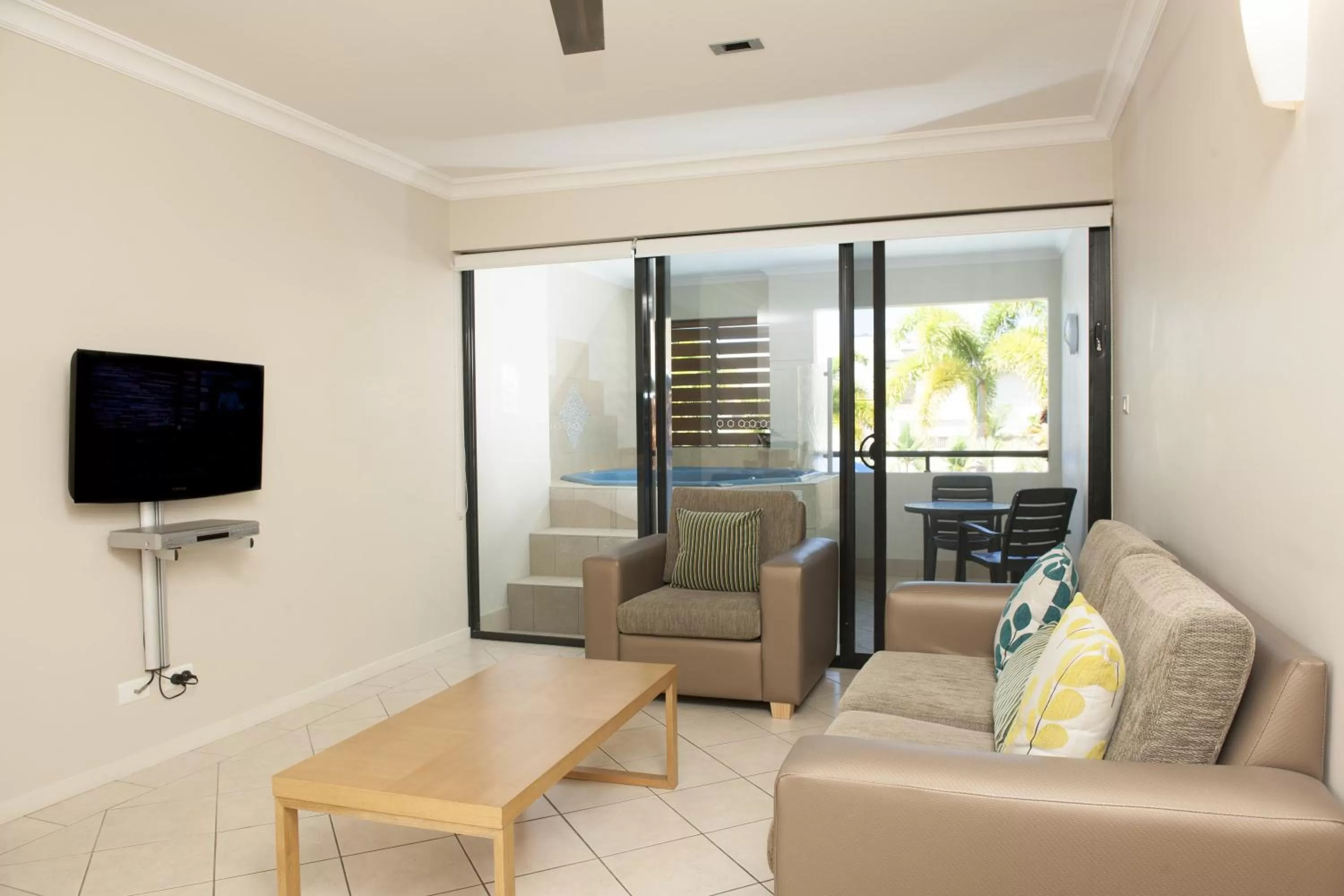 Living room in Mantra Heritage