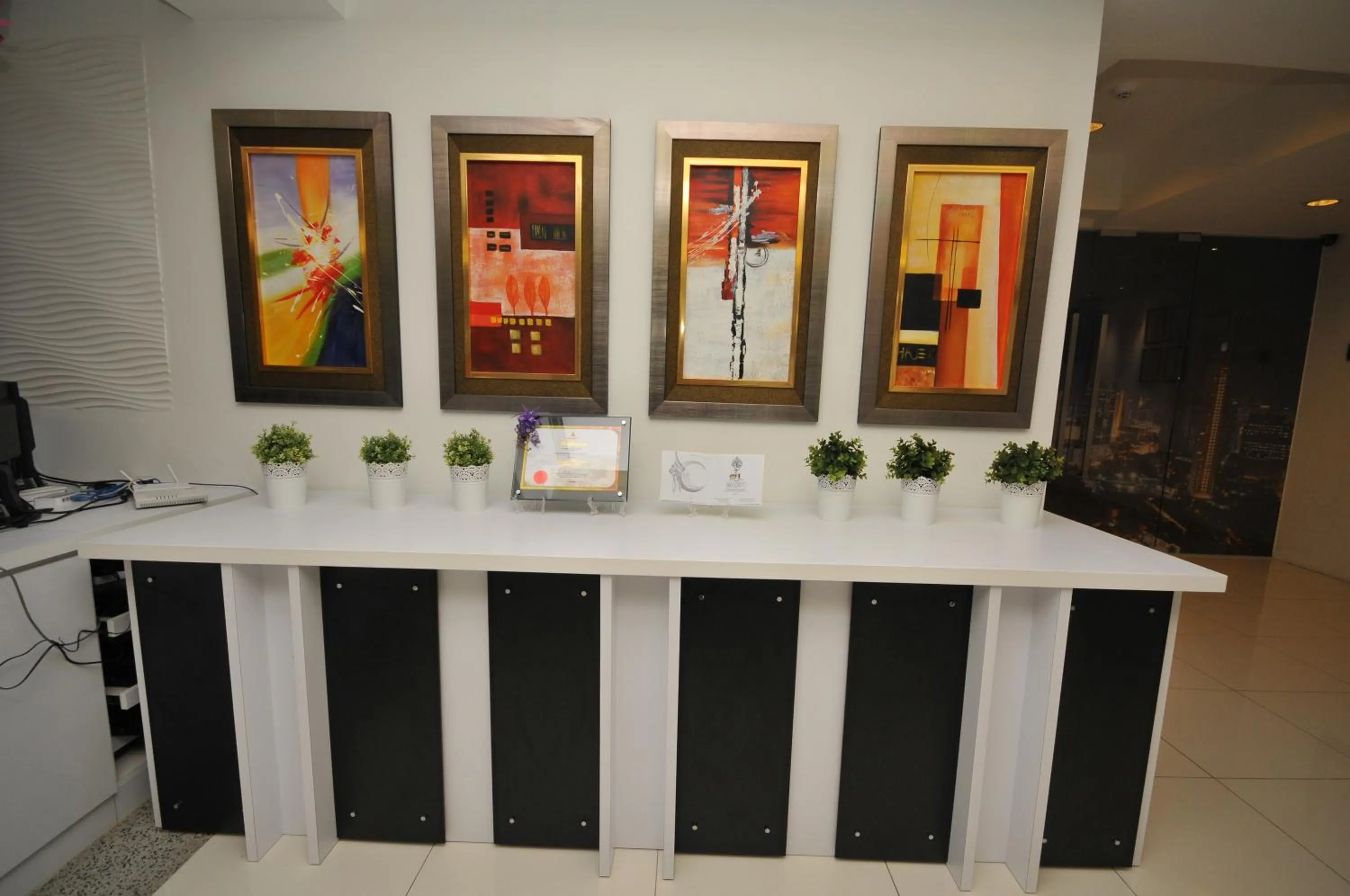 Decorative detail in M Design Hotel @ Pandan Indah