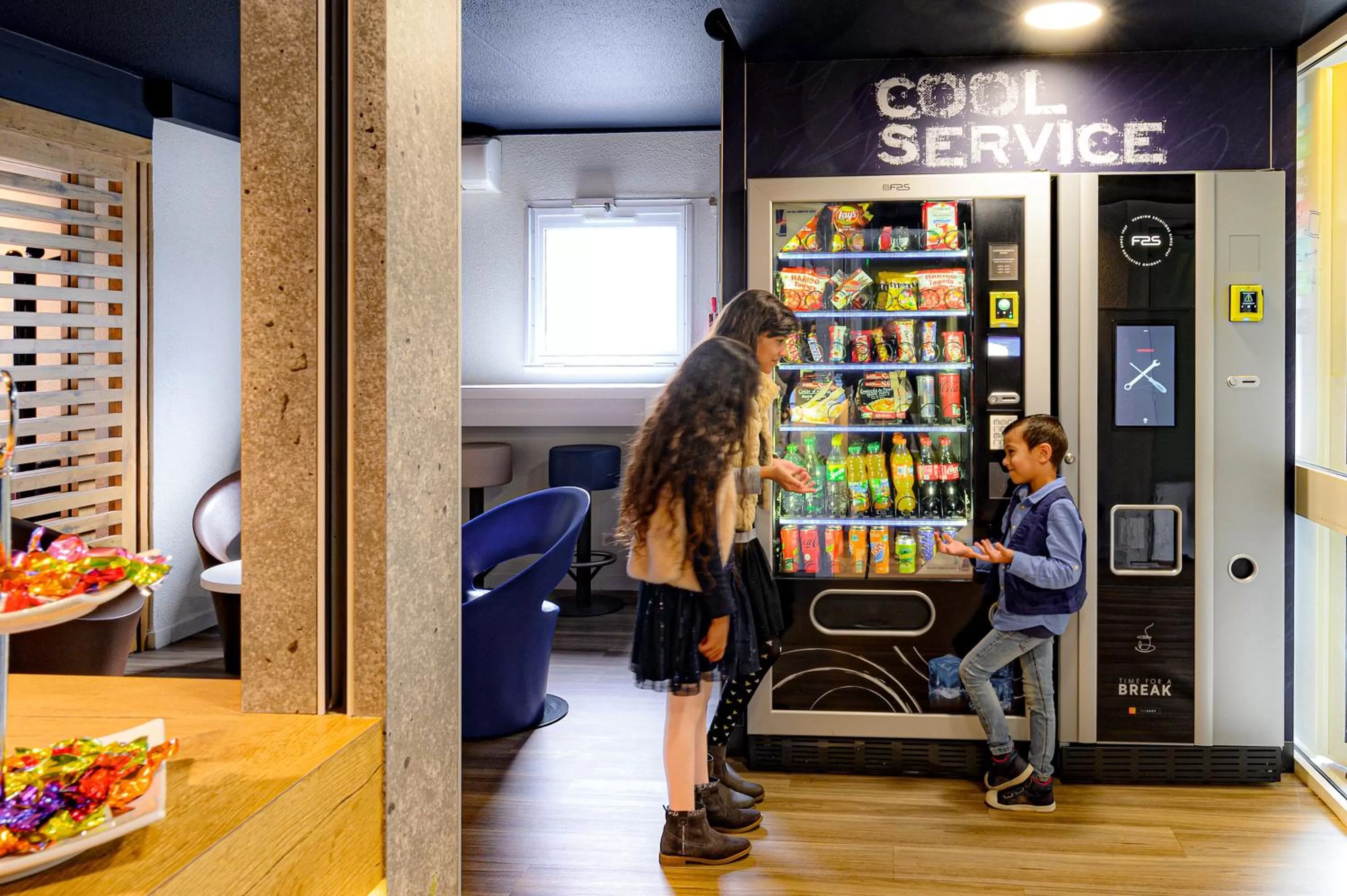 vending machine in Ibis budget Saint-Étienne stade