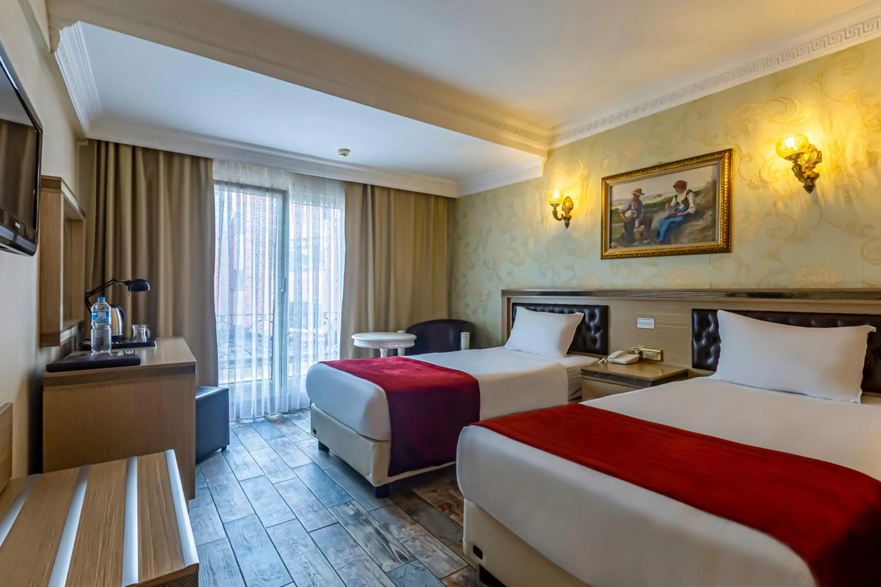 Photo of the whole room, Bed in Marmaray Hotel